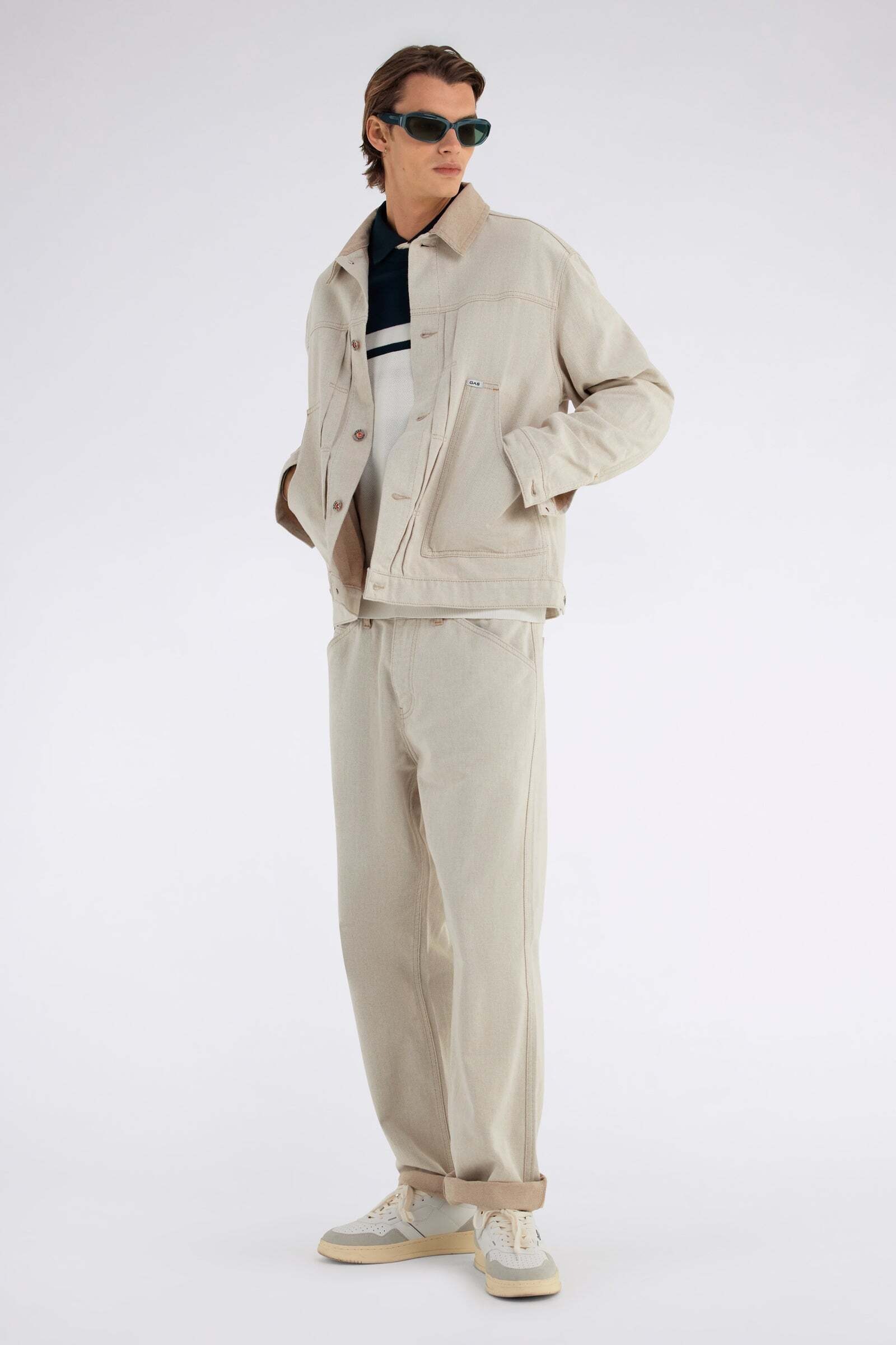 GAS Strickpullover »Gas Pullover Avier Round Neck«