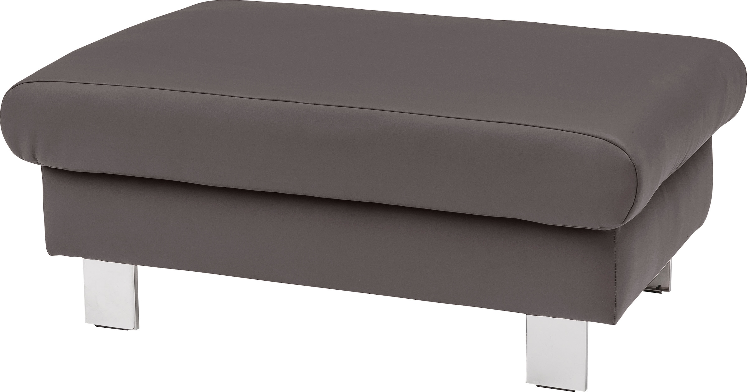 COTTA Polstergarnitur »Komaris U-Form«, (Set), Set bestehend aus: Wohnlandschaft mit Kopfteilverstellung & Hocker