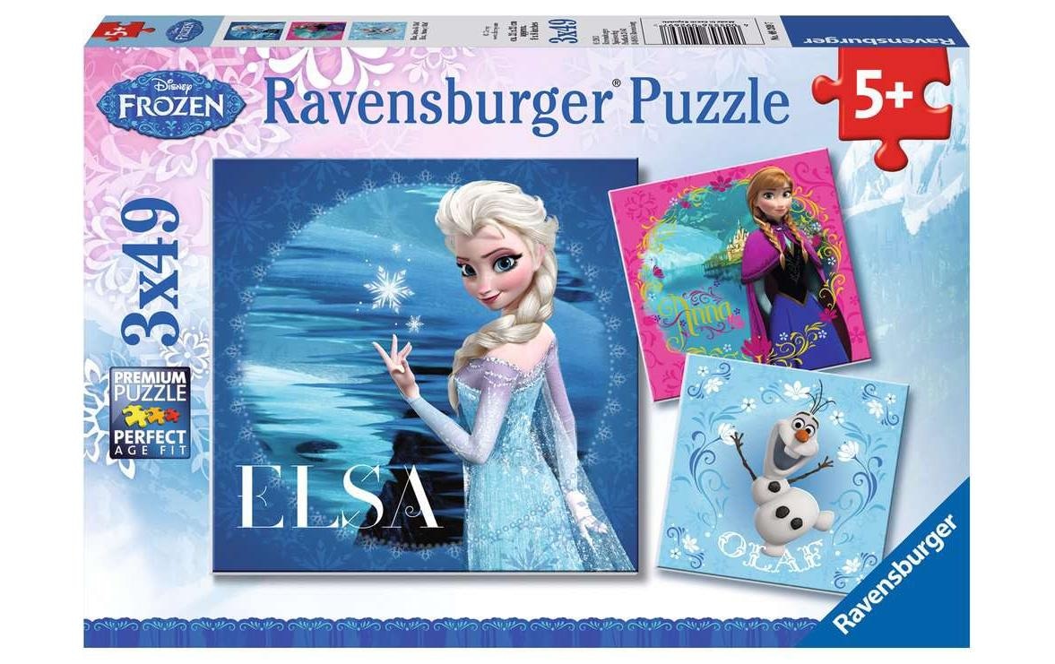 Ravensburger Puzzle »DFZ: Elsa, Anna & Olaf«, (49 tlg.)