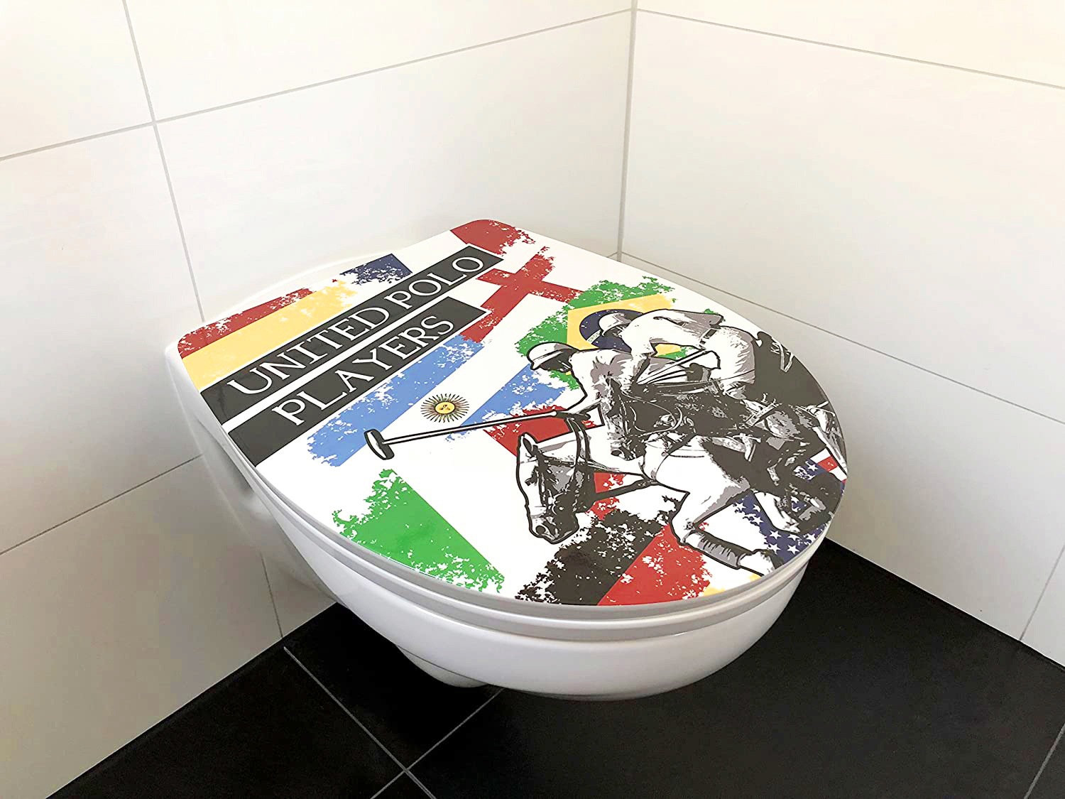 ADOB WC-Sitz "United Polo" Absenkautomatik, zur Reinigung auf Knopfdruck abnehmbar