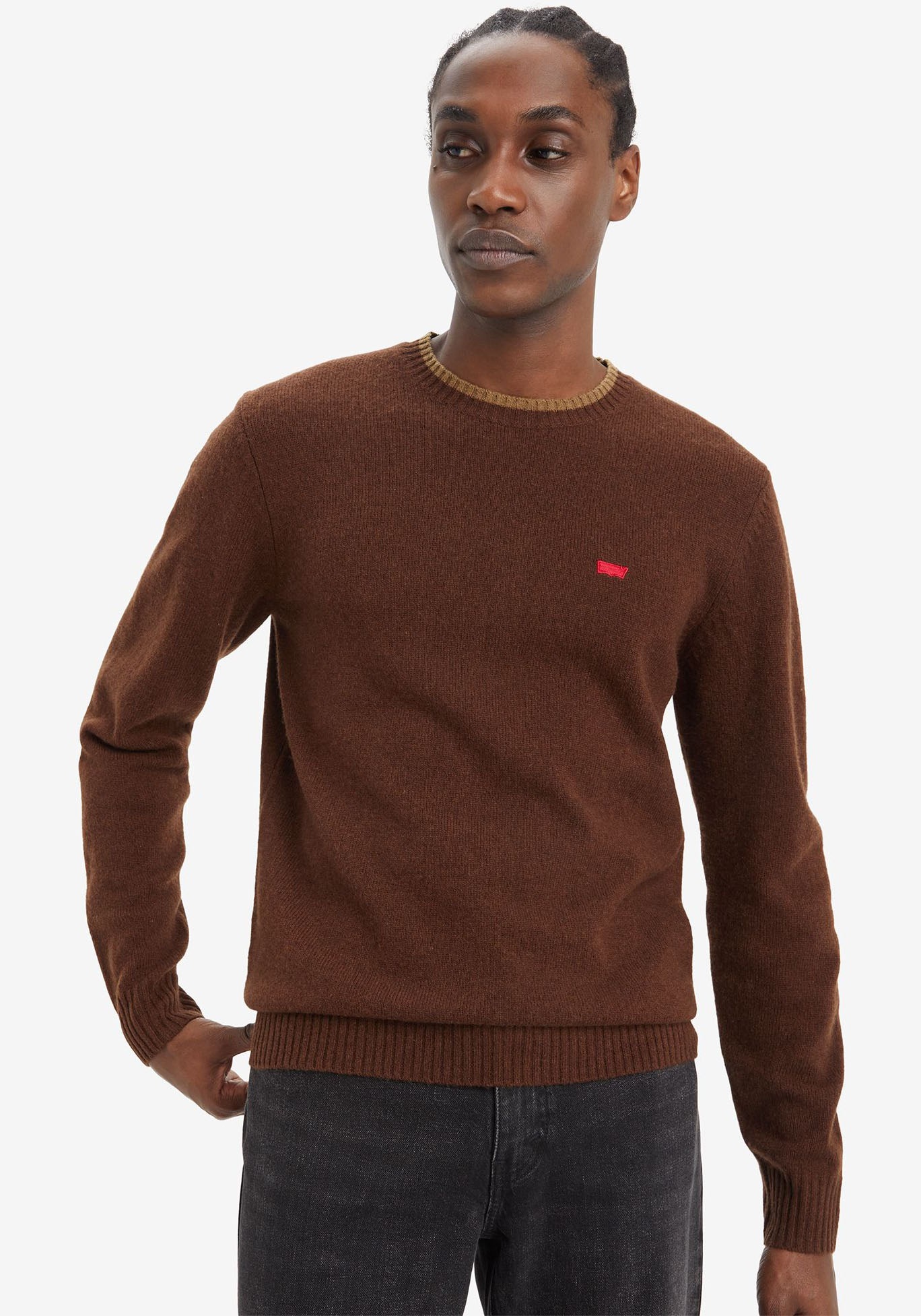 Levi's® Wollpullover »ORIGINAL HM SWEATER« klassische Rundhalsform