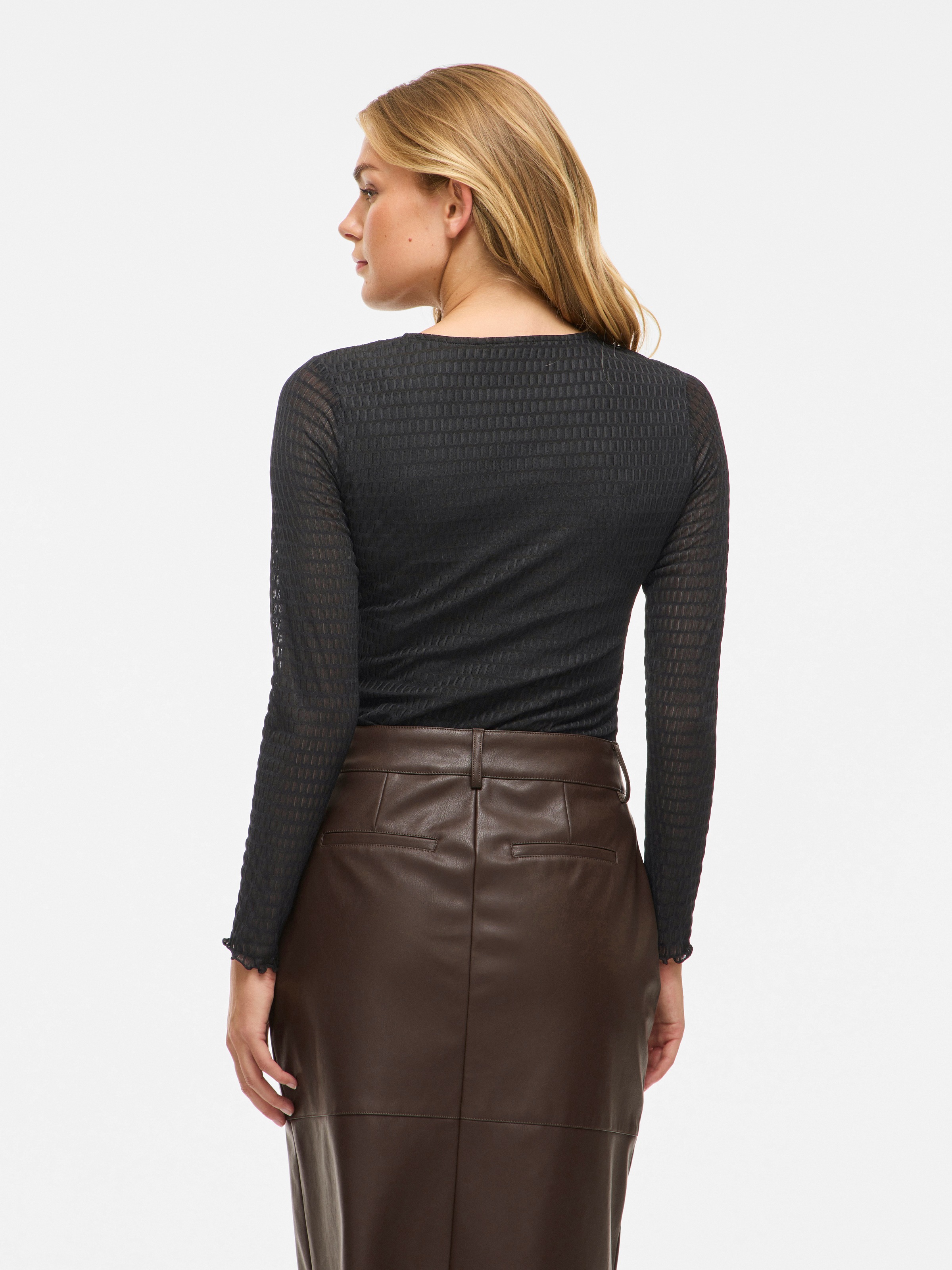 Vila Langarmshirt »VILARINE O-NECK L/S TOP - NOOS«