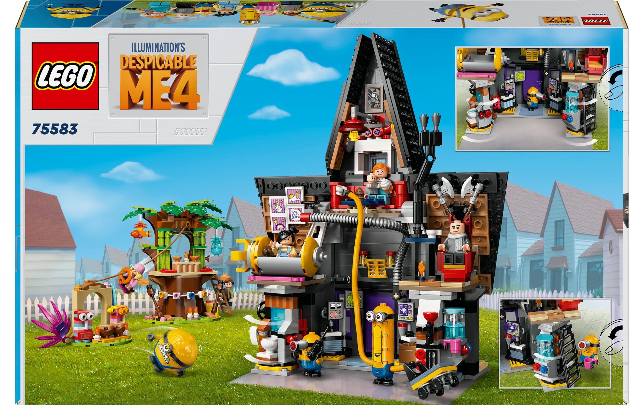 LEGO® Spielbausteine »Despicable Me 4 Familienvilla von Gru und den Minions 75583«, (868 St.)