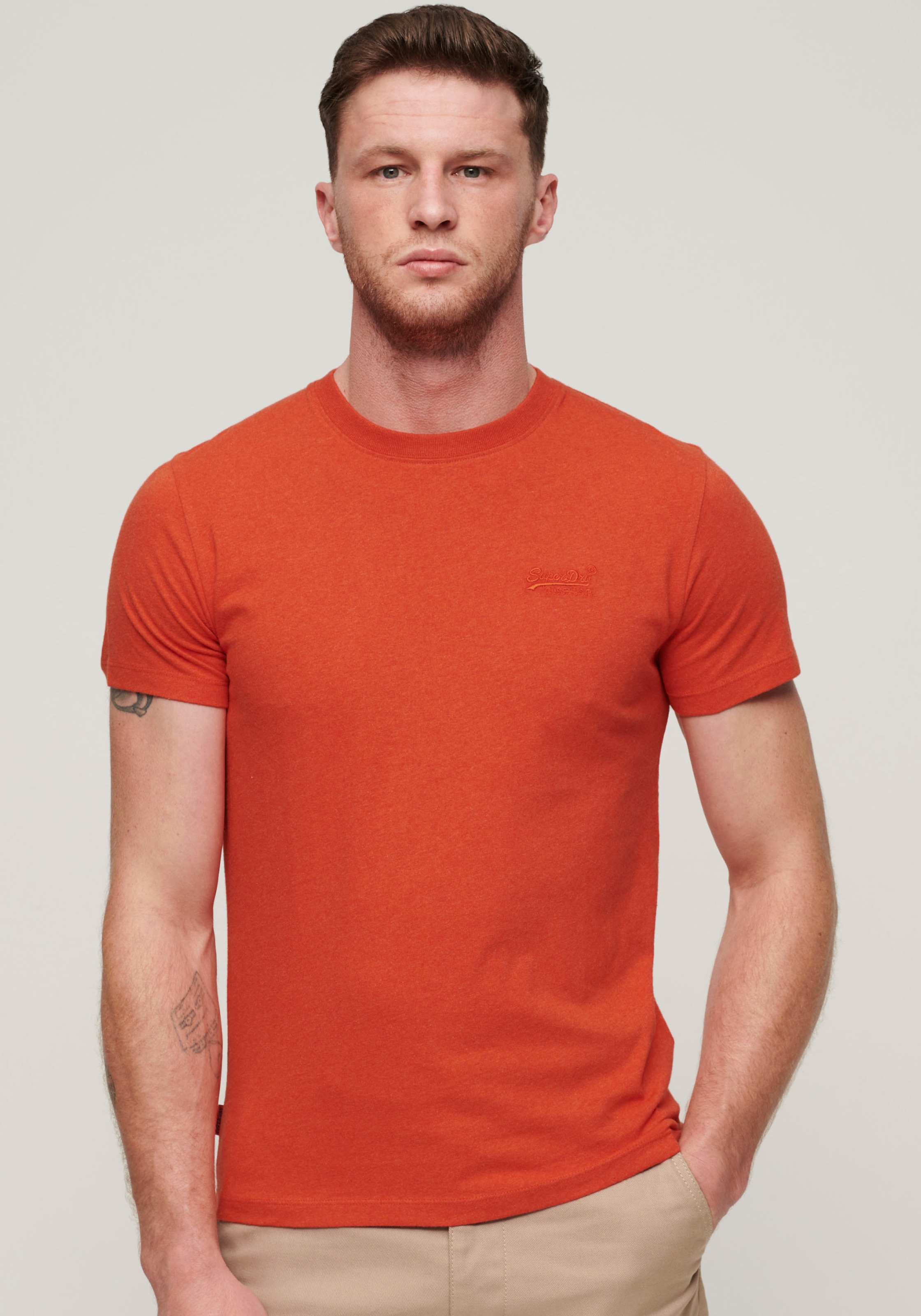 Superdry Rundhalsshirt »Organic Cotton Essential Logo T-Shirt«