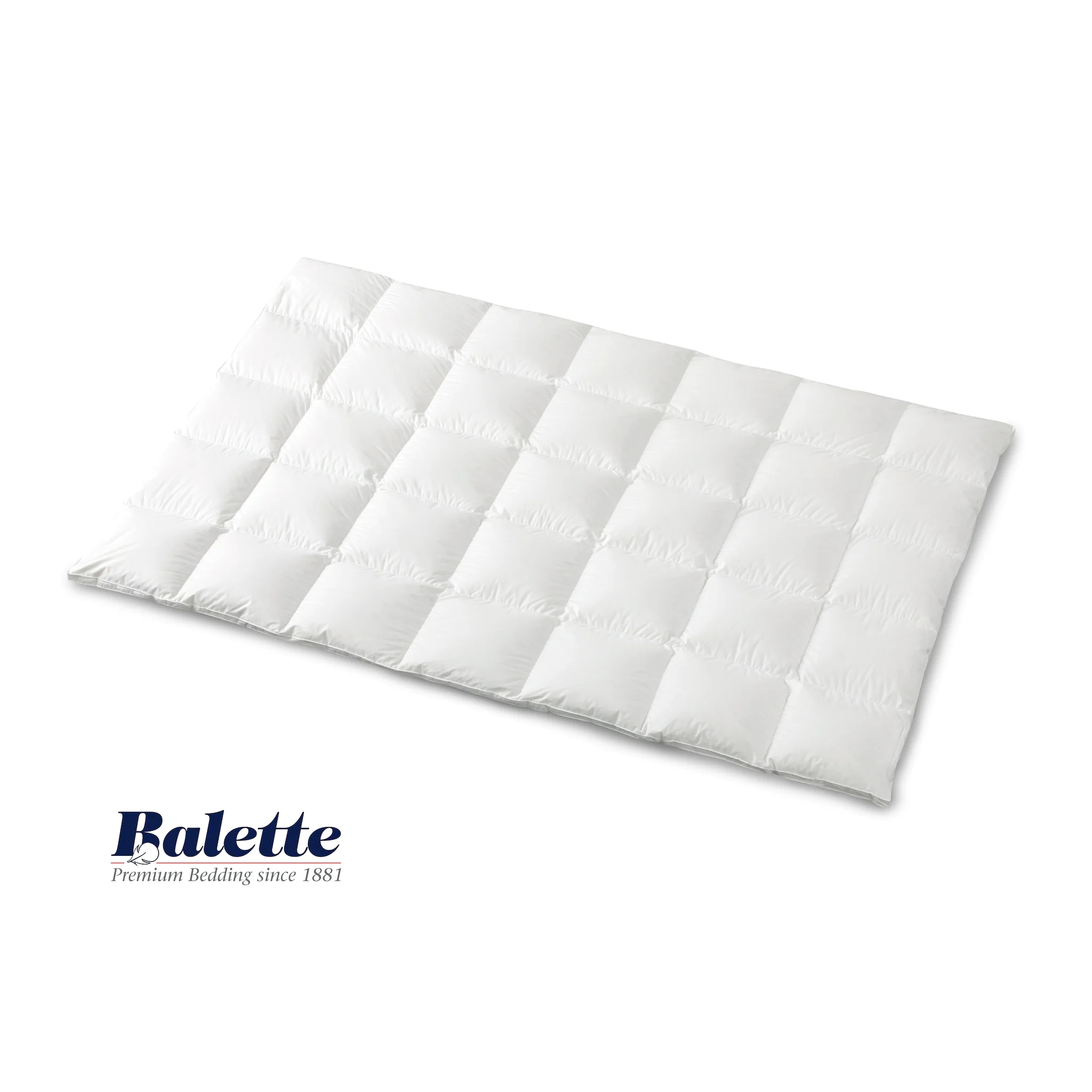 Balette Daunenbettdecke »Duvet Classic«, normal, Füllung neue reine Entendaunen (10%) und Entenfedern (90%), weiss, Bezug 100% Baumwolle, (1 St.), mit Innensteg