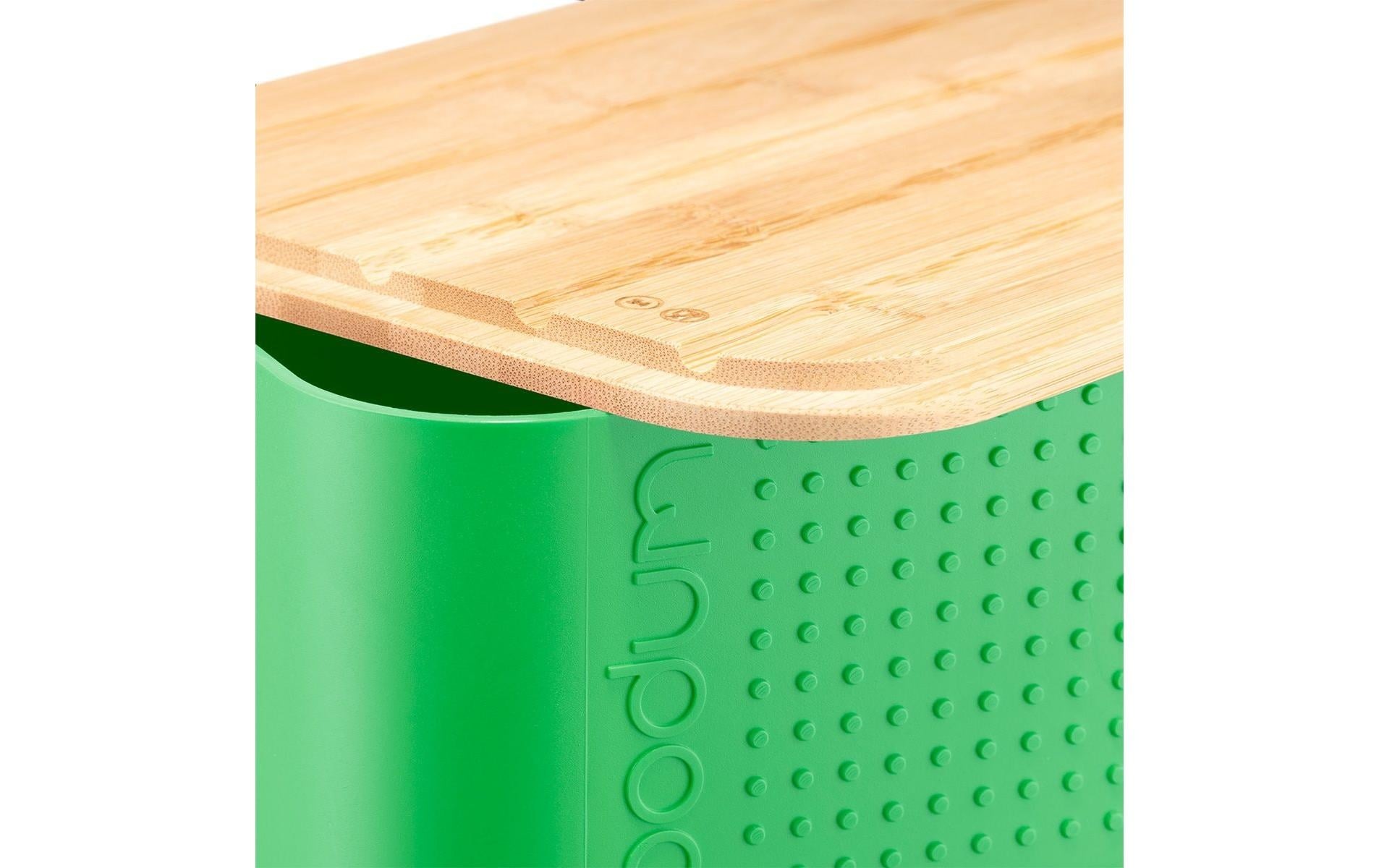 Bodum Brotkasten »Bistro 45411 x 45401 cm, Grün«, (1 tlg.), Holzart: Bambus (China)