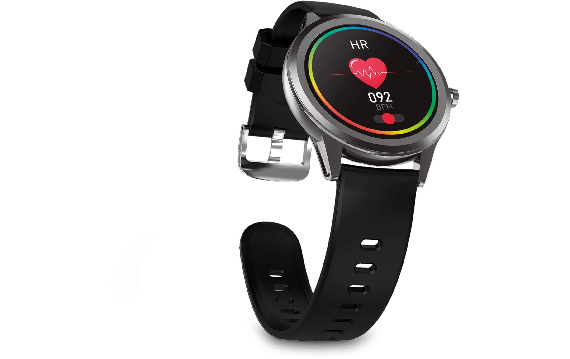 Smartwatch »KSiX Globe Gray«, (Android Wear)