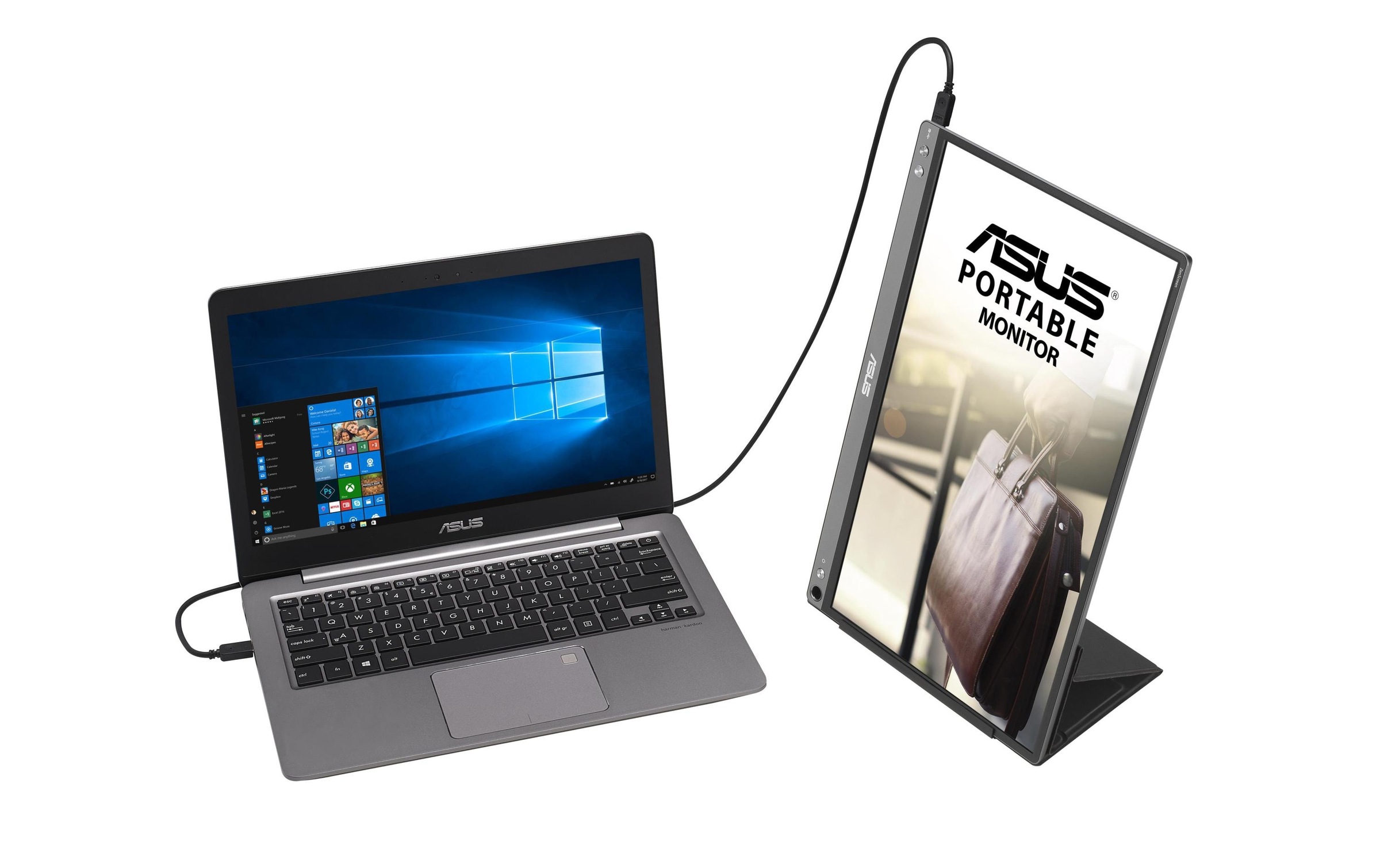 Asus Portabler Monitor »ZenScreen MB16ACE«, 39,46 cm/15,6 Zoll, 1920 x 1080 px, Full HD