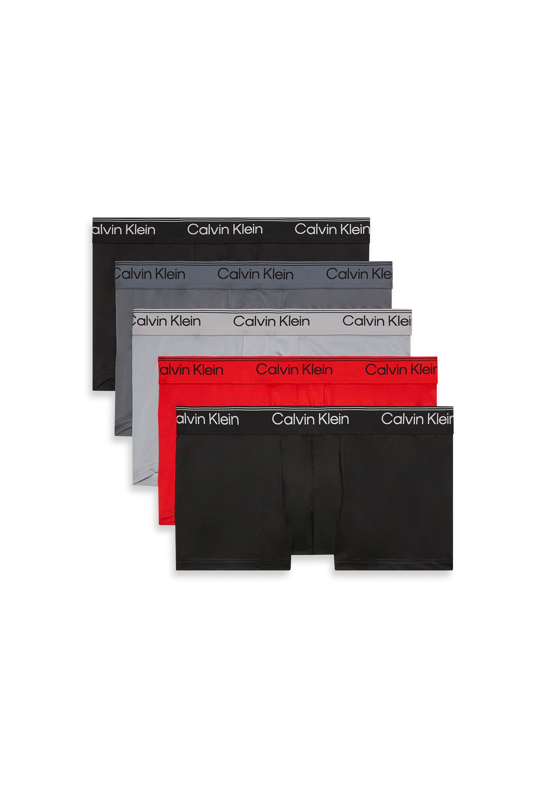 Calvin Klein Underwear Trunk »LOW RISE TRUNK 5PK« Packung, 5er-Pack, 5 Stk. Mit elastischem Bund