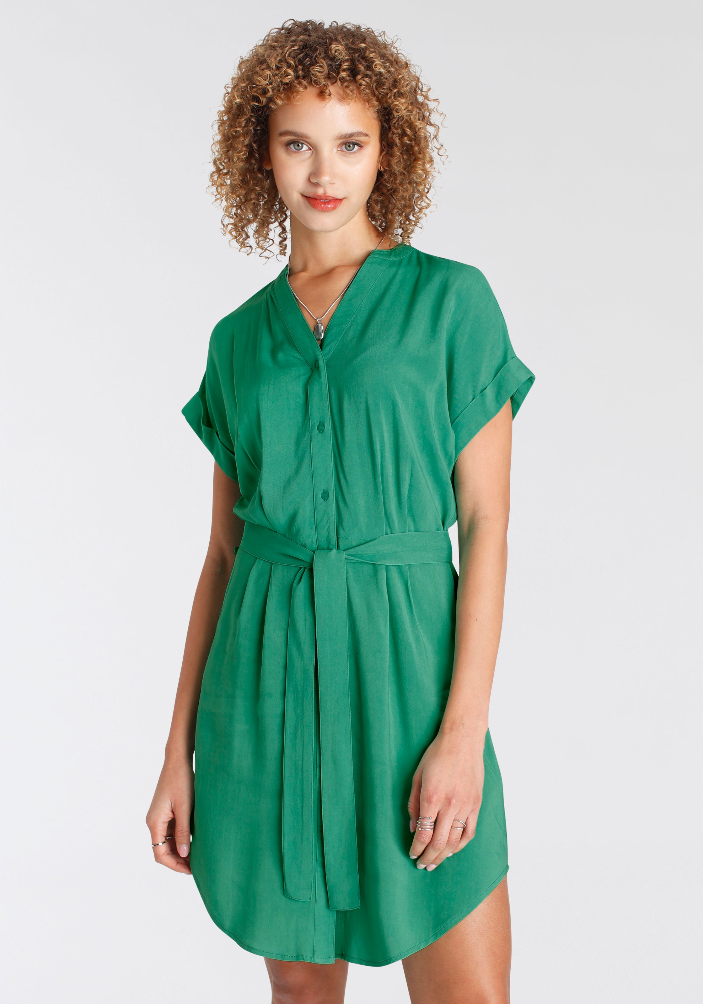 Bindegürtel Jelmoli-Versand bei Schweiz online Hemdblusenkleid, Tamaris mit shoppen