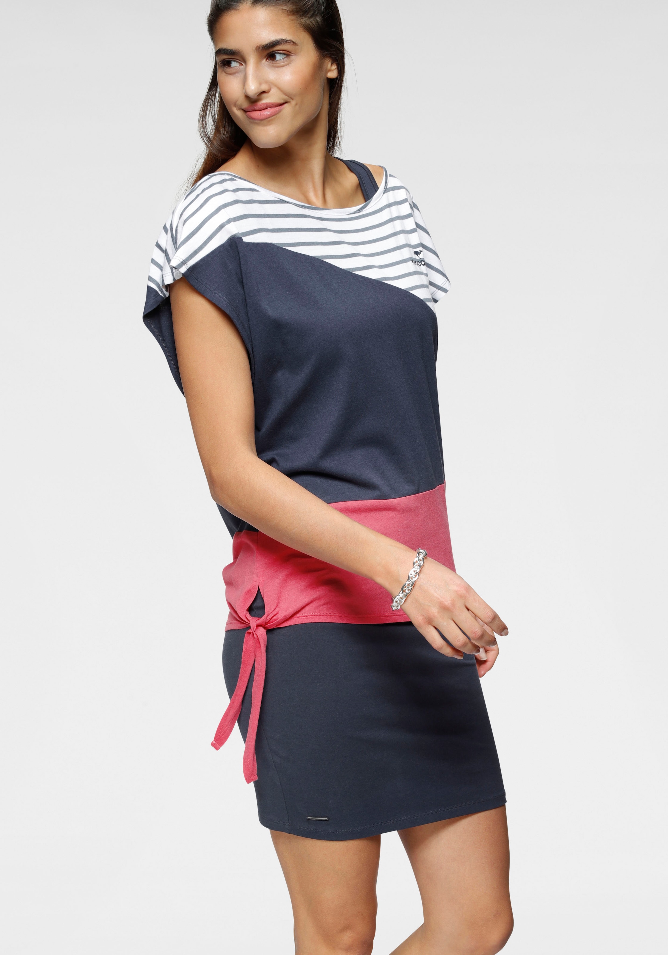 bestellen Schweiz und (2 bei in tlg.), 2-in-1-Kleid, online Kombination Kleid KangaROOS Jelmoli-Versand sommerlicher zweiteiliger Shirt