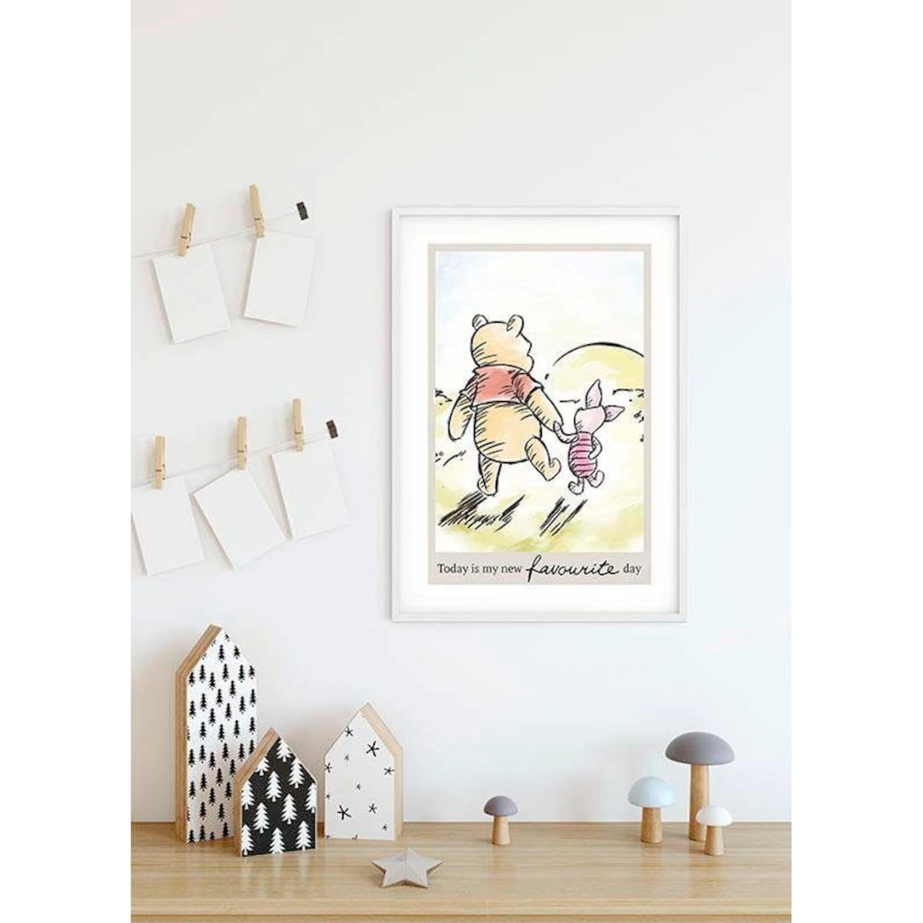 Komar Poster »Winnie Pooh Today«, Disney, (1 St.)