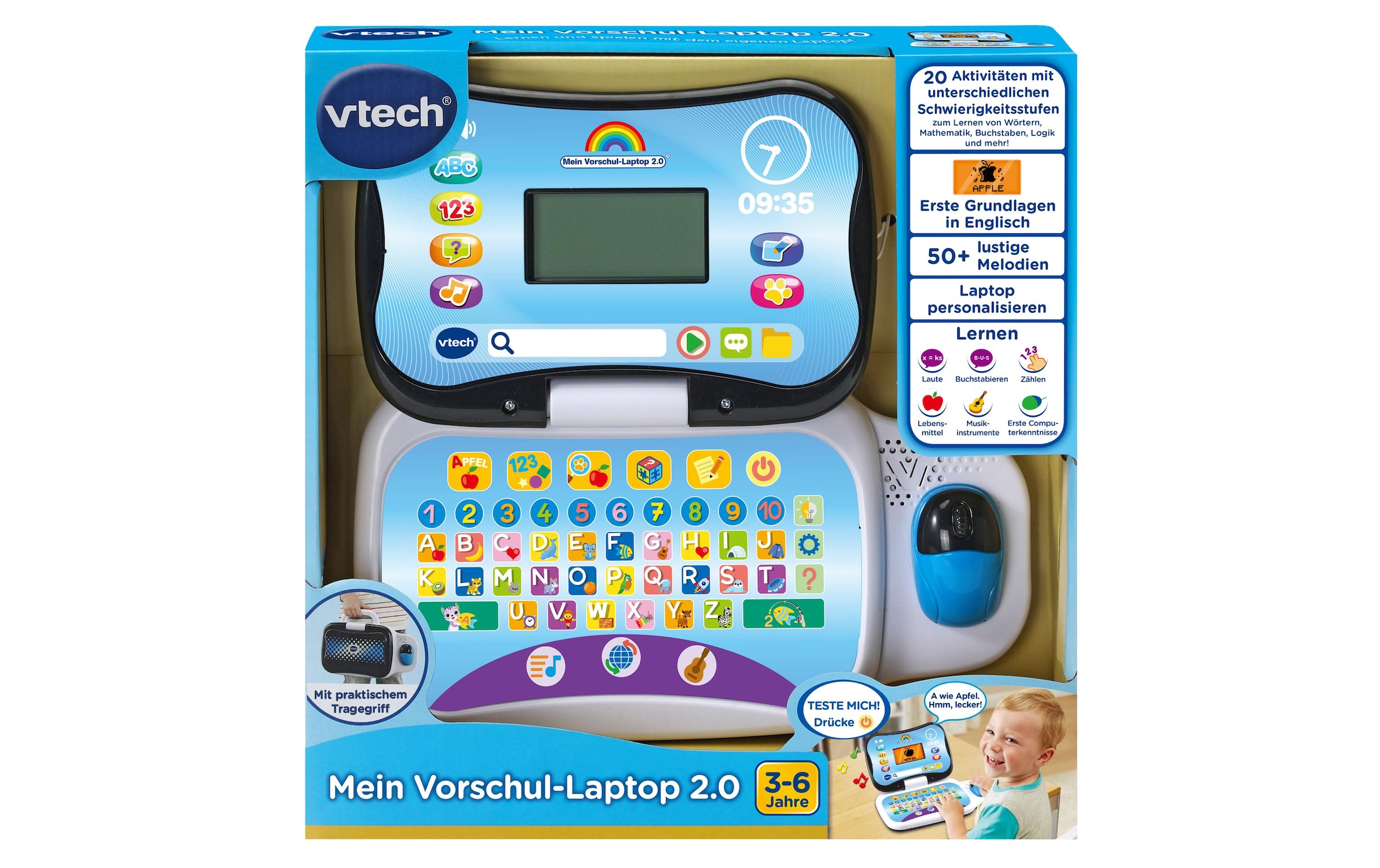 Vtech® Lerntablet »Mein Vorschul-Laptop 2.0 -DE-«