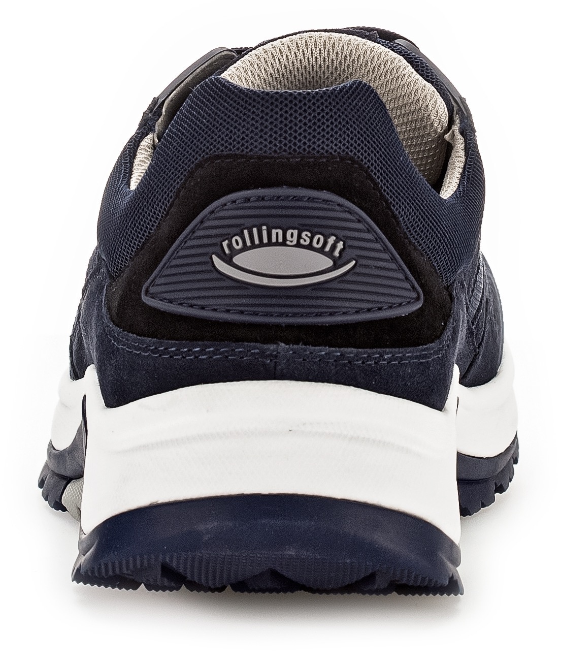 Gabor Rollingsoft Keilsneaker, Freizeitschuh, Halbschuh, Schnürschuh mit Wechselfussbett, Weite G