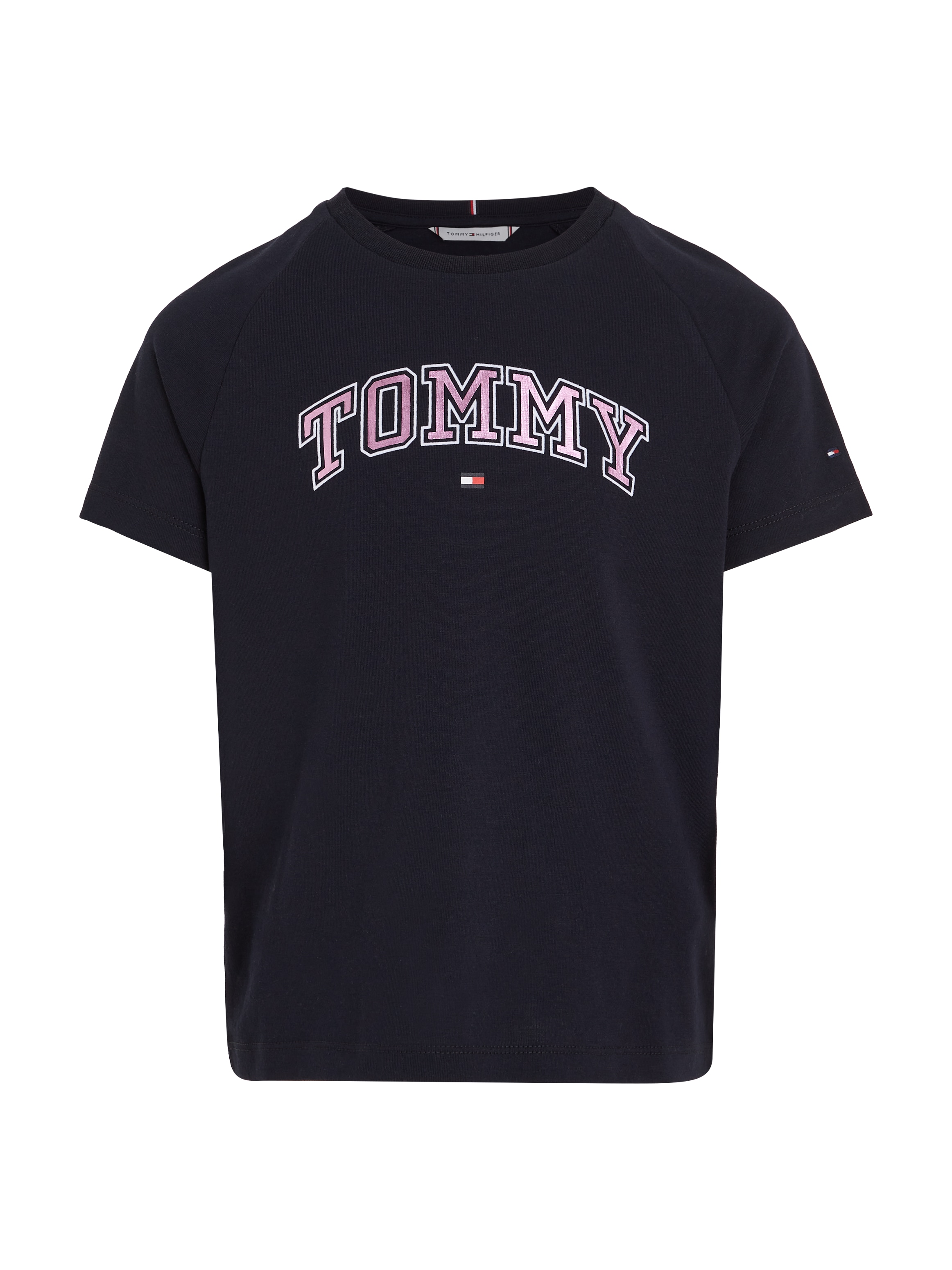 Tommy Hilfiger Kurzarmshirt »VARSIY FOIL REG TEE SS«, Kinder bis 16 Jahre mit Logoprägung