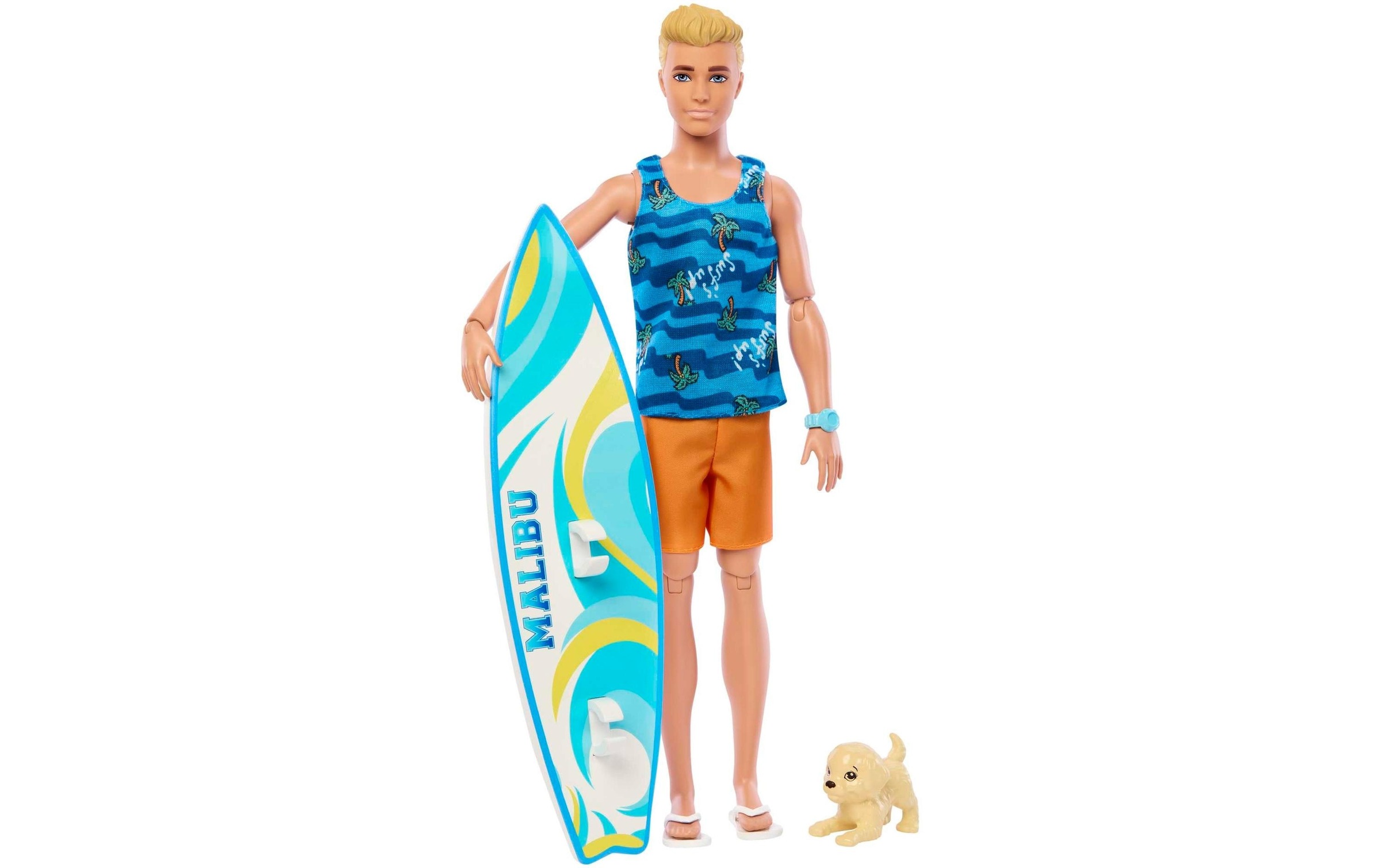 Barbie Anziehpuppe »Ken Surfer-Puppe & Acc«