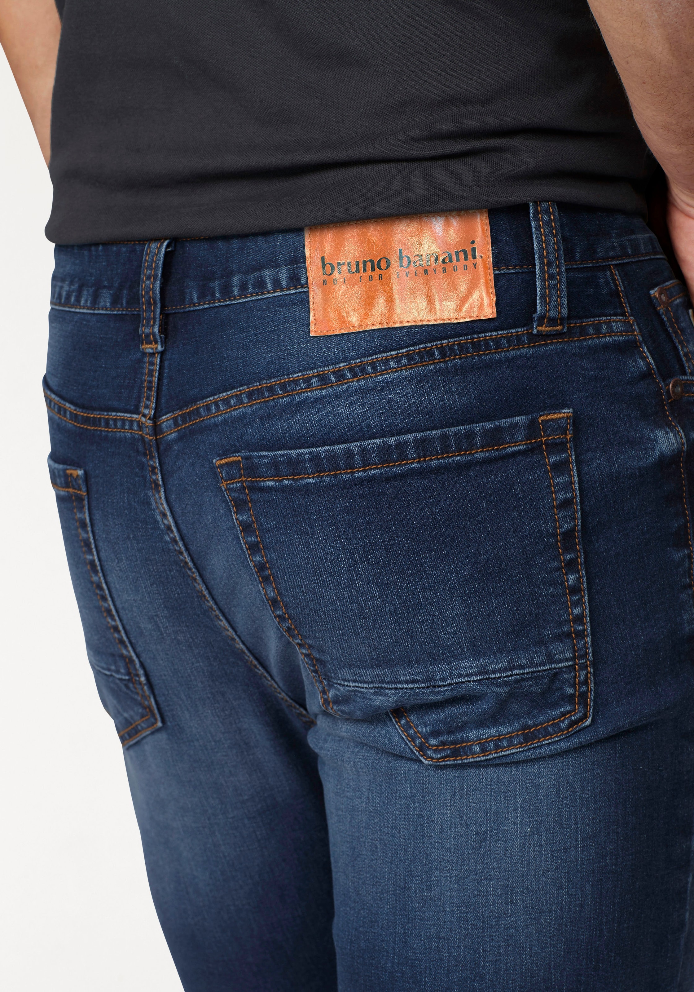 Bruno Banani Straight-Jeans »Hutch«, gerade Beinform, teilweise mit modischen Destroyed-Effekten