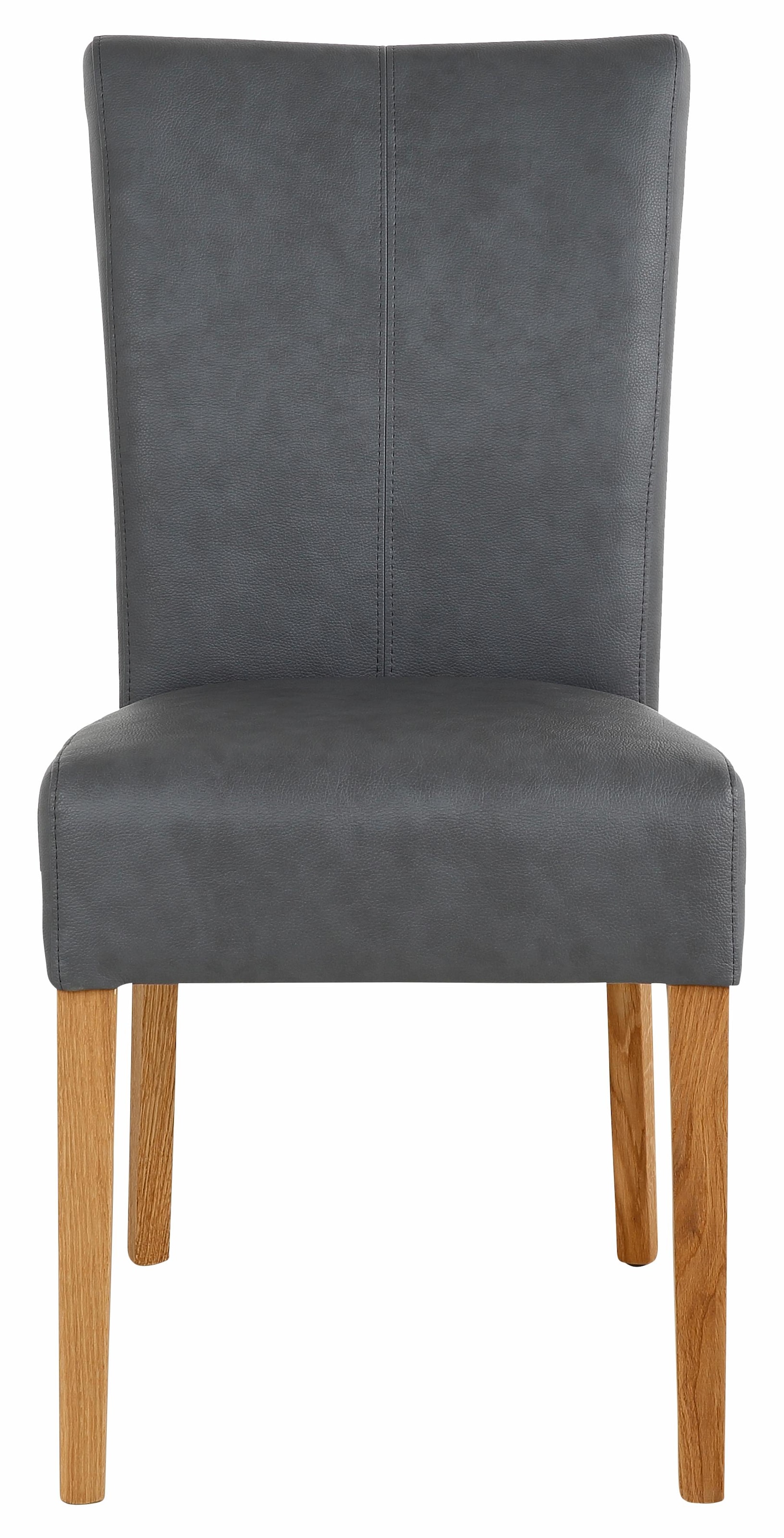 Home affaire Esszimmerstuhl »Queen Polsterstuhl BESTSELLER«, (Set), 6 St., Kunstleder, verschiedene Bezüge, Gestell Massivholz