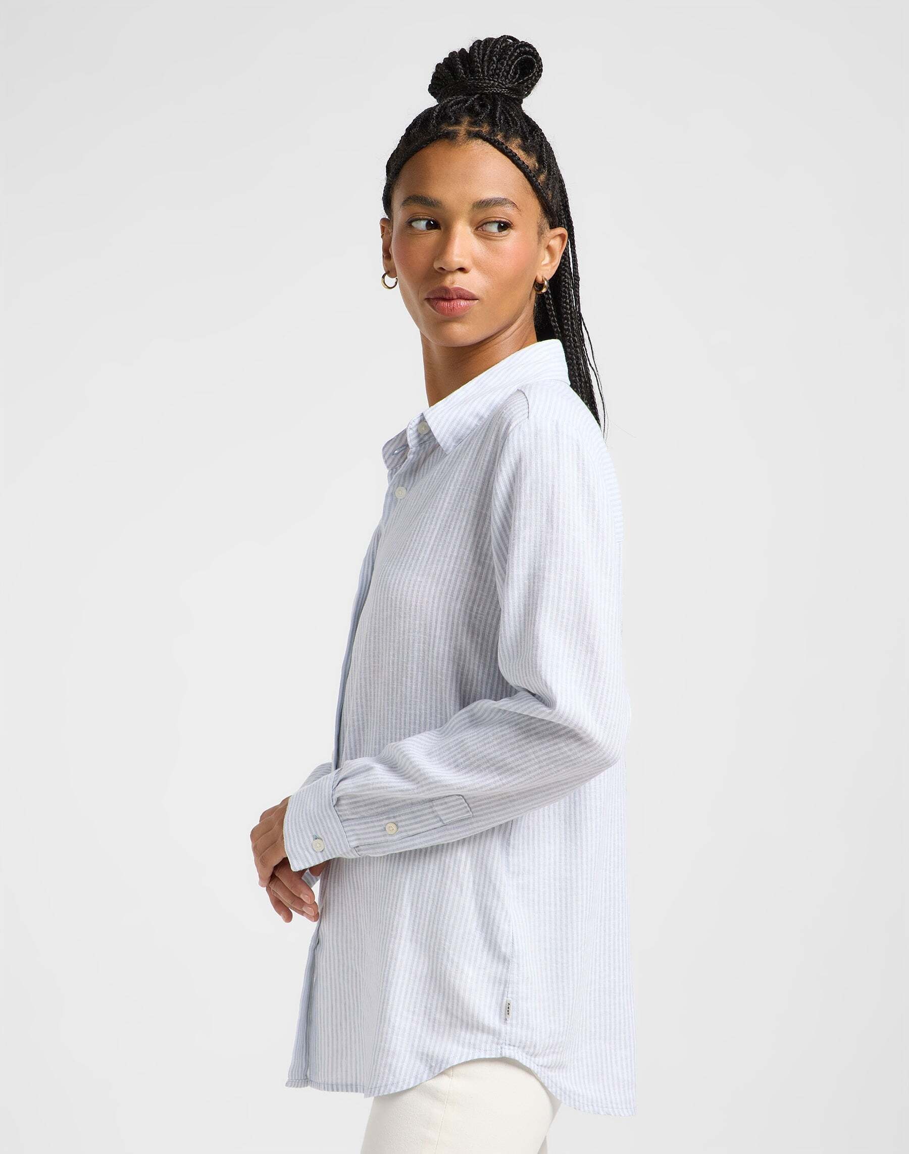 Lee® Langarmbluse »LEE Leinenhemd Pocketless Shirt«
