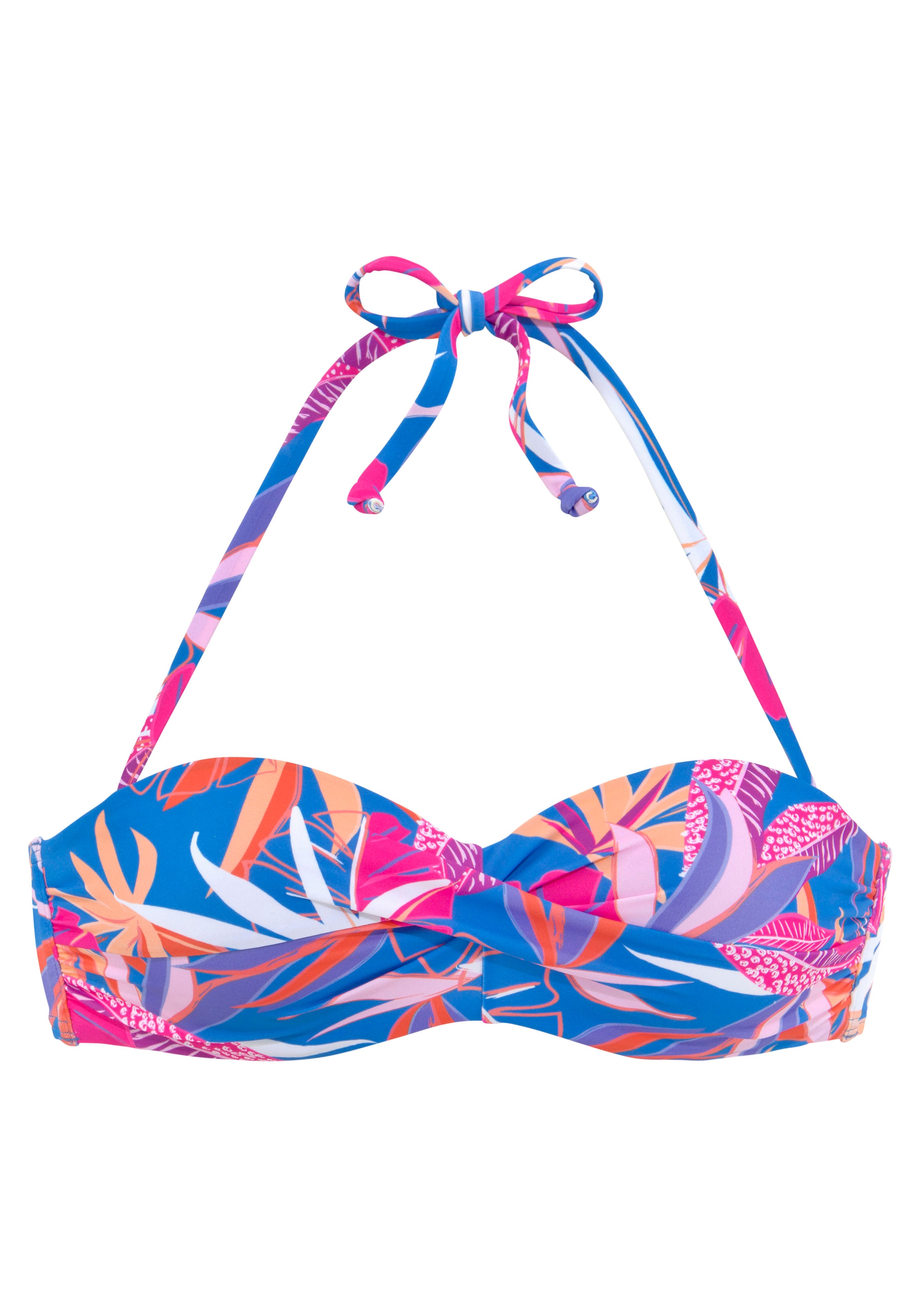 Buffalo Bügel-Bandeau-Bikini-Top »Soleil«, mit gedrehter Optik