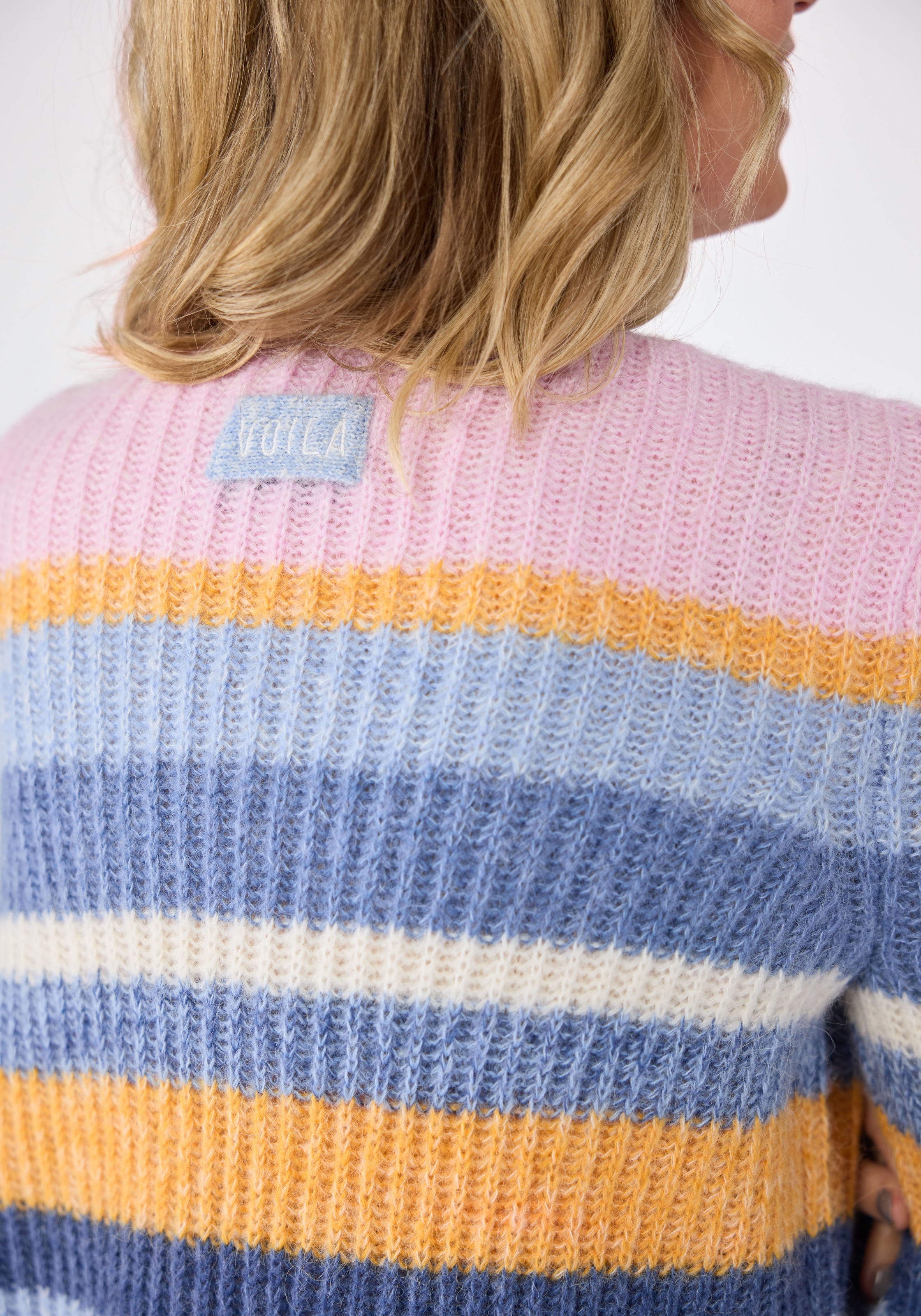 Lieblingsstück V-Ausschnitt-Pullover »BeeleL«, mit Streifen