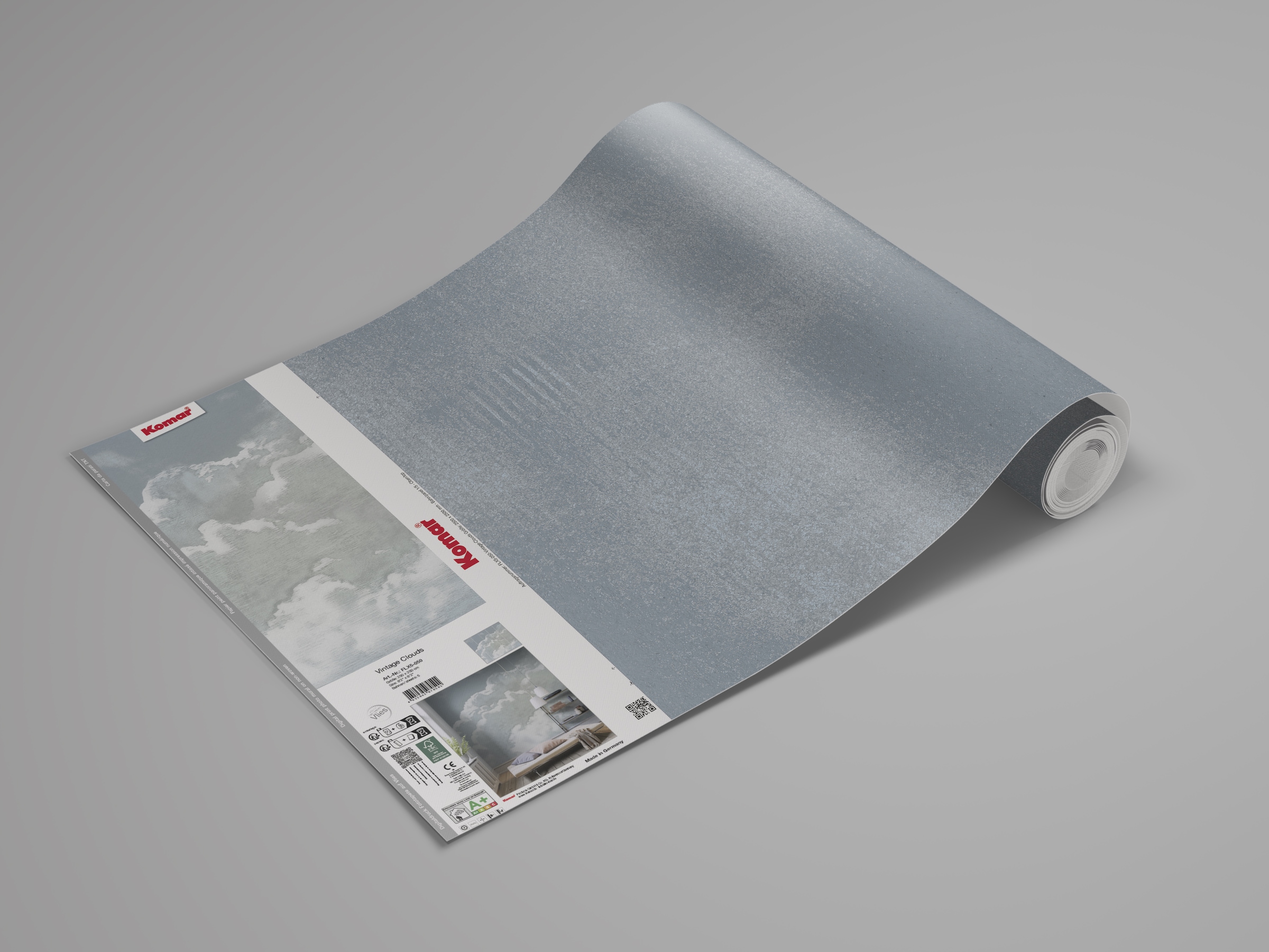 Komar Fototapete »Komar Vlies Fototapete - Vintage Clouds - Grösse 250 x 250 cm«, bedruckt