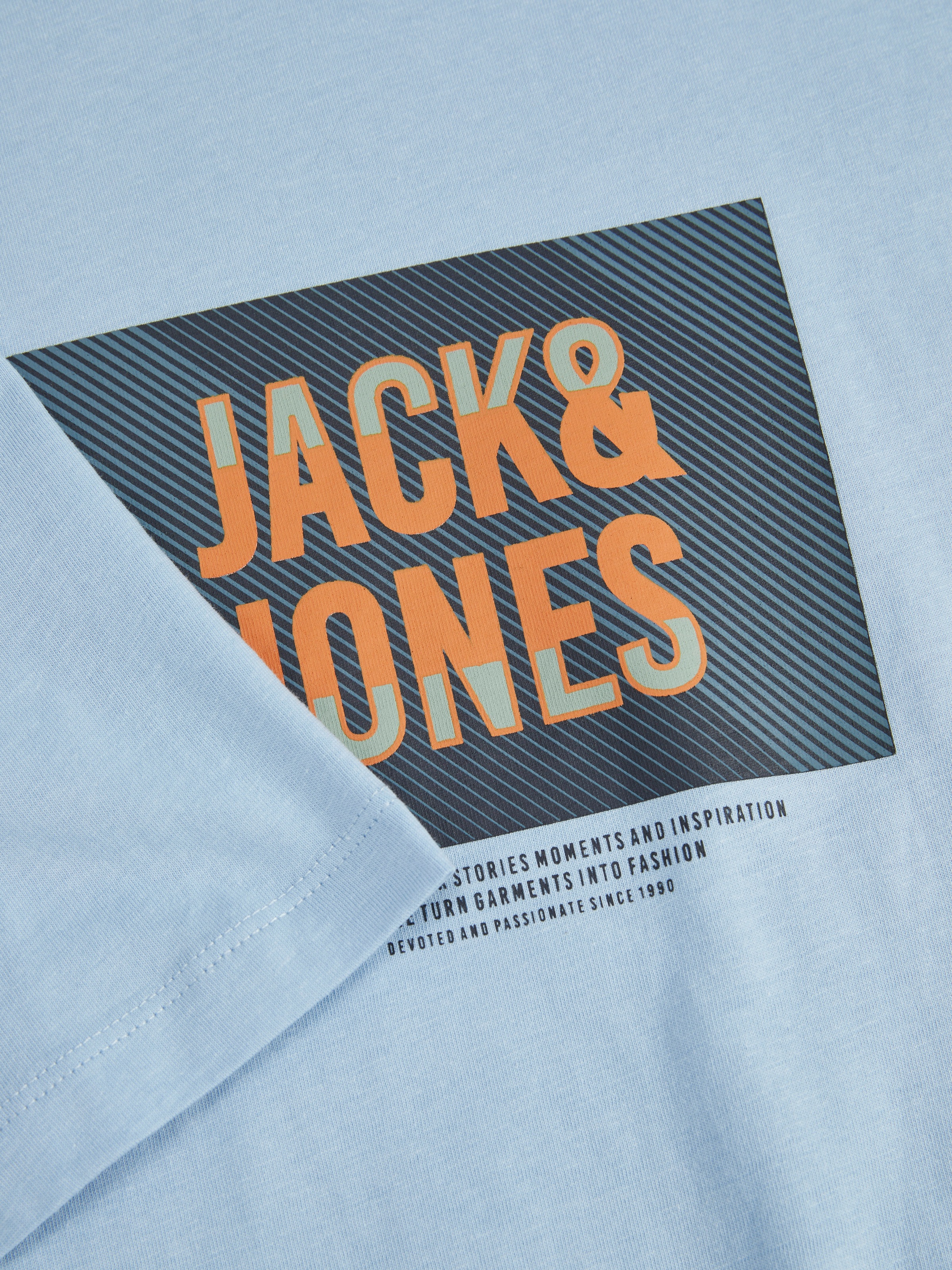 Jack & Jones Print-Shirt »JJHUDSON – Print-Shirt mit Rundhals und Loose Fit«, bedruckt, modisch, loose fit, Jersey
