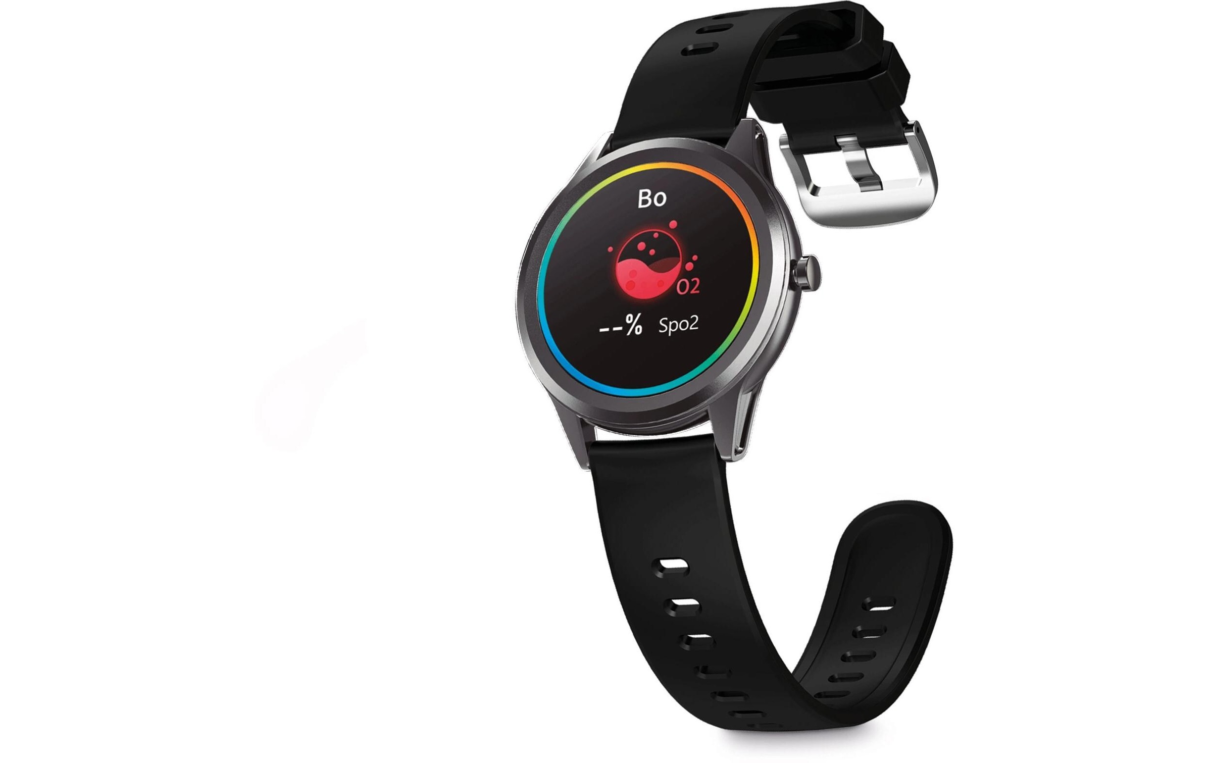 Smartwatch »KSiX Globe Gray«, (Android Wear)