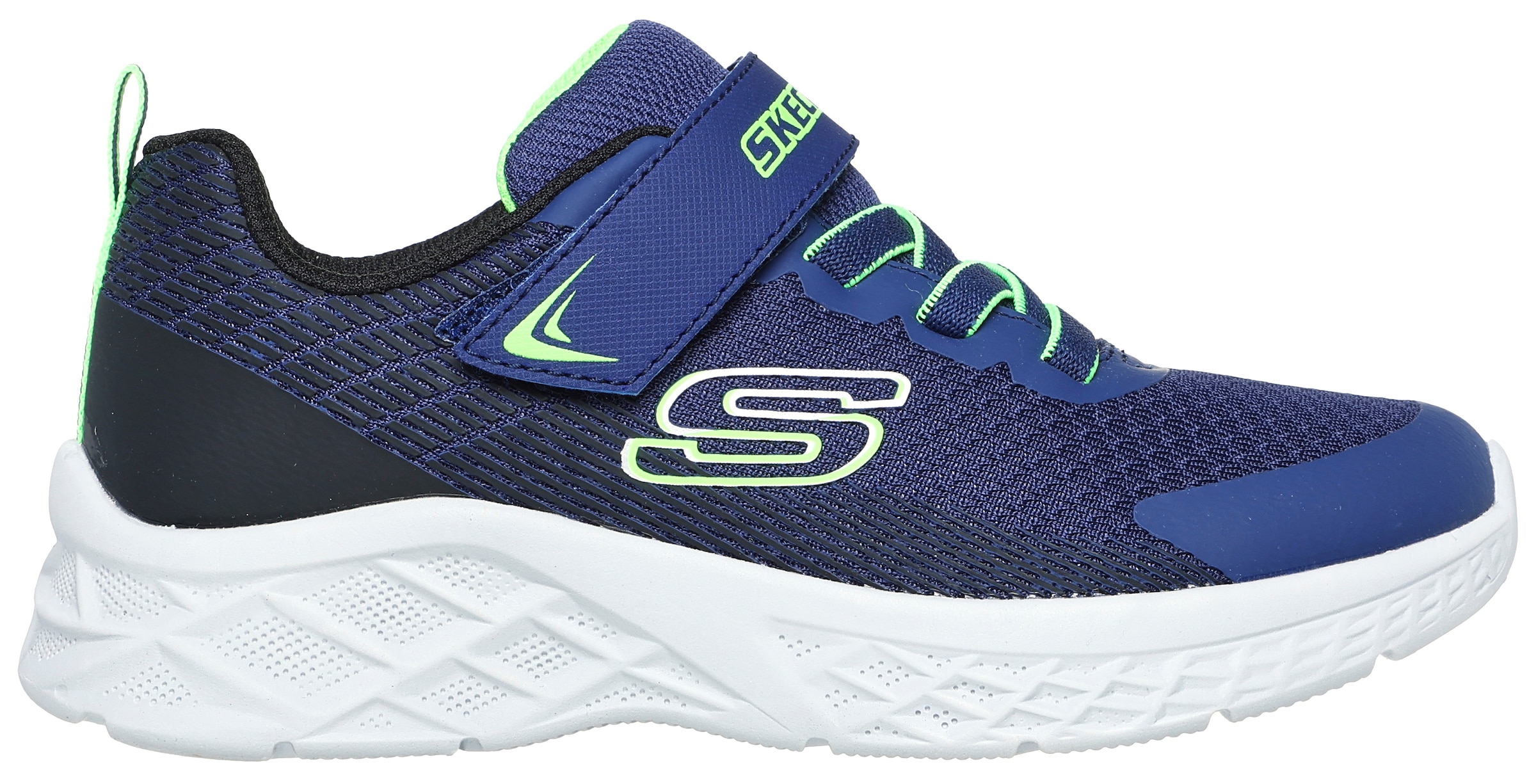 Skechers Kids Sneaker »MICROSPEC II«, Klettschuh, Freizeitschuh mit praktischem Klettverschluss