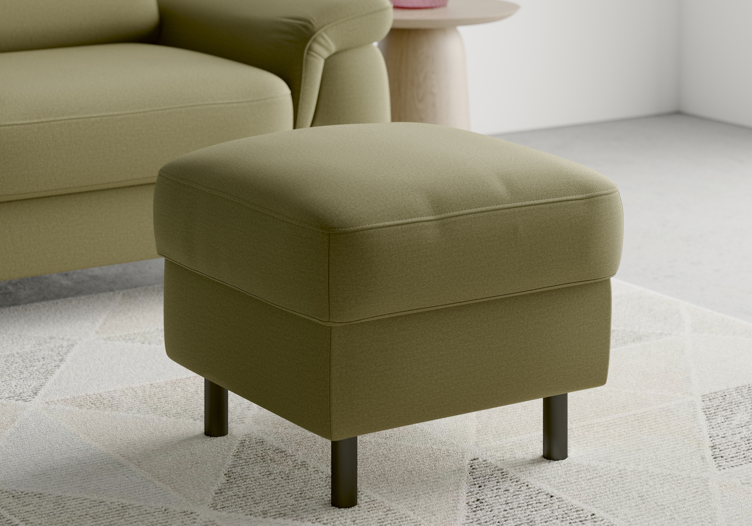 sit&more Stauraumhocker »Sinatra«, Sitzfläche ist abnehmbar, mattschwarze Metallfüsse