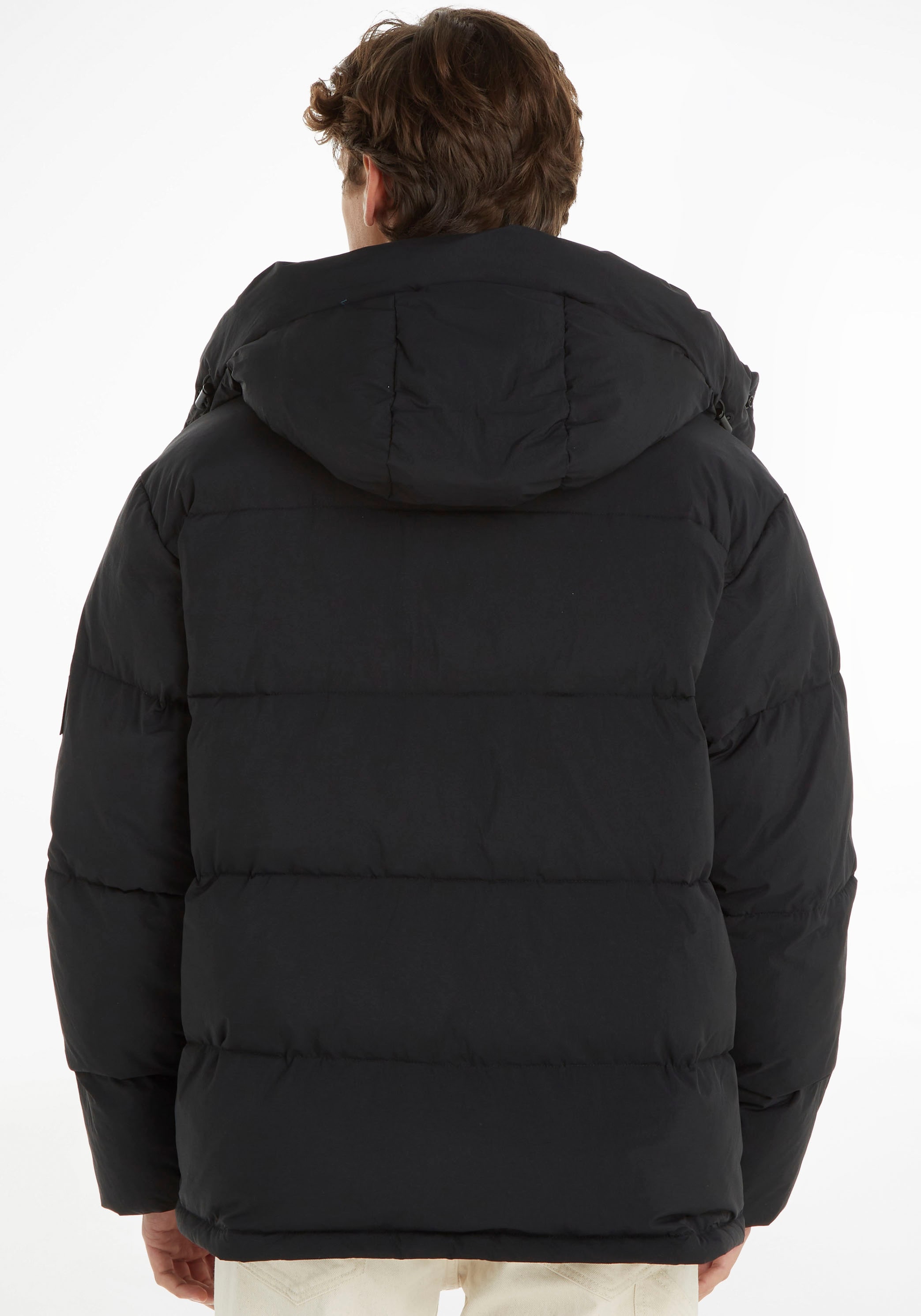 Calvin Klein Jeans Steppjacke »ESS NON DOWN RELAXED JACKET«, mit Kapuze