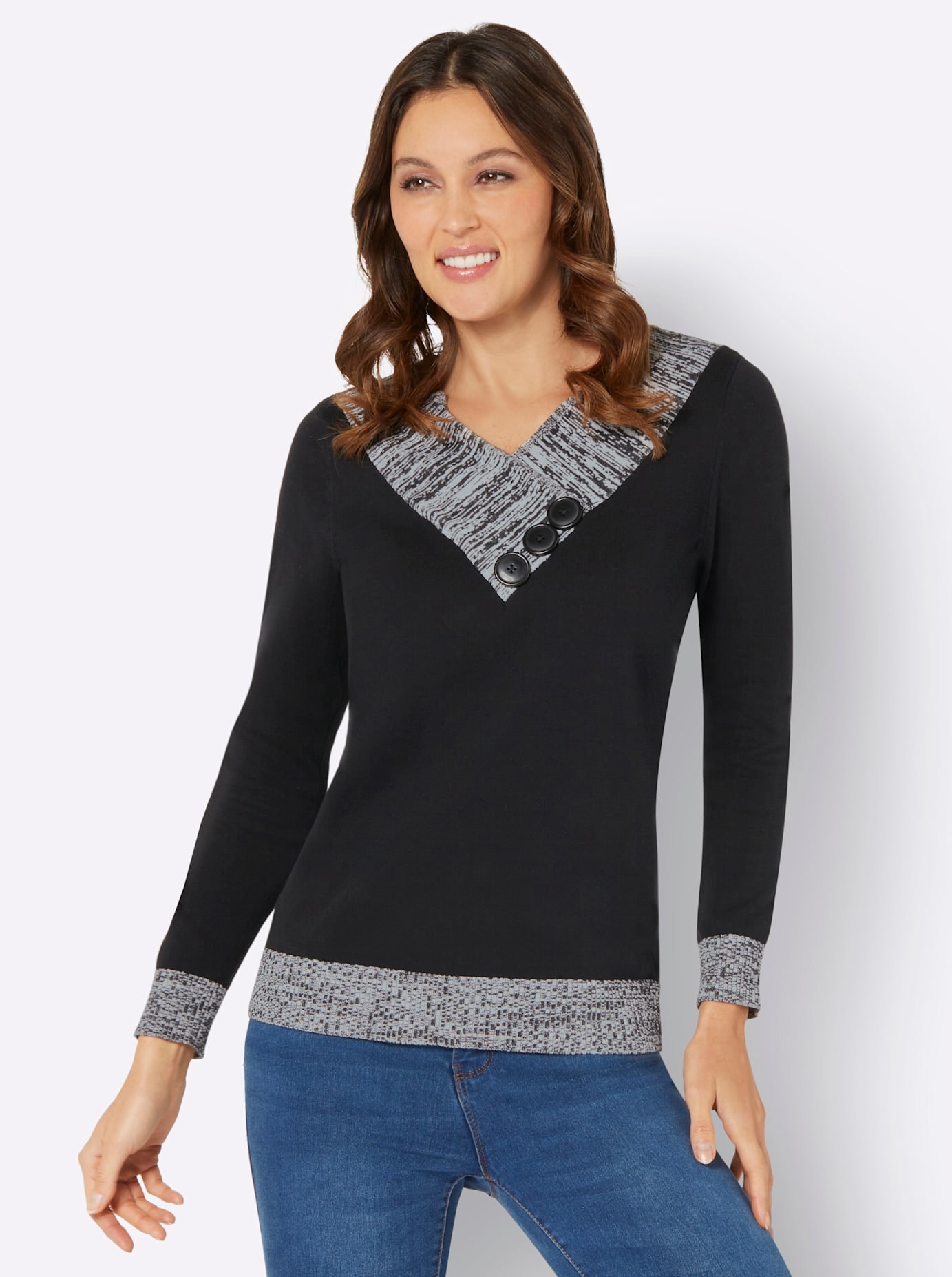 Classic Basics Strickpullover »Langarm-Pullover«