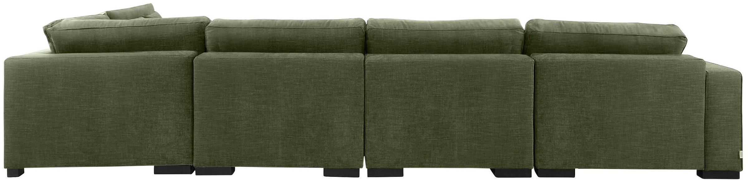 Home affaire Wohnlandschaft »Skara U-Form«, Lounge-Sofa mit Federkernpolsterung, in vielen Bezugsvarianten