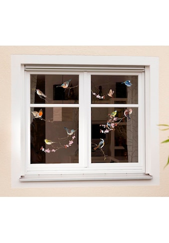 Fensterbild »Vögel«