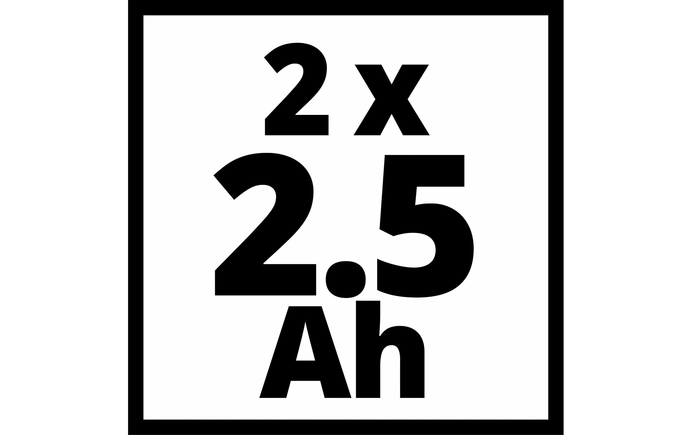Einhell Akku »2 x 18 V 2.5Ah PXC-Twinpack CB«