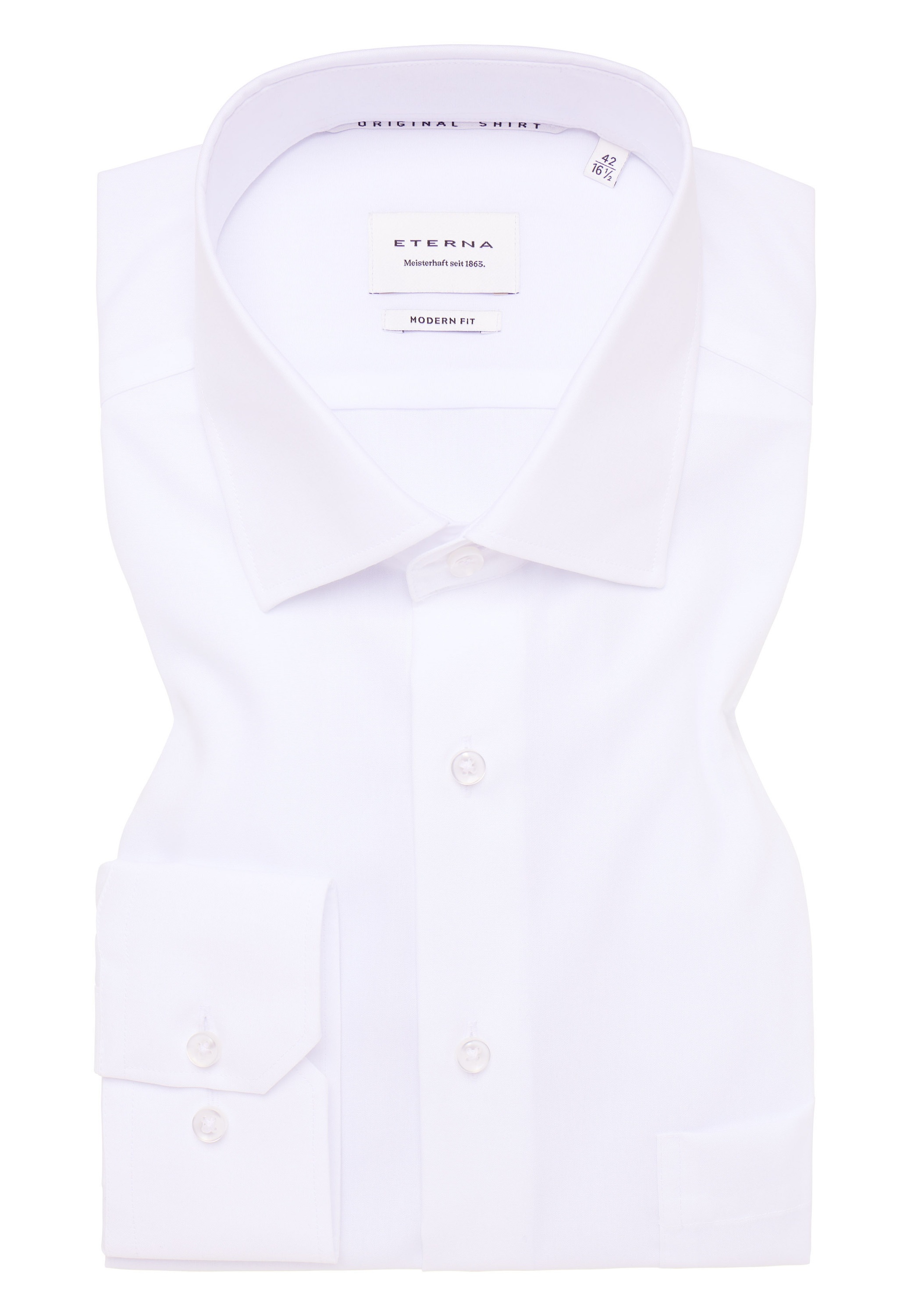 Eterna Langarmhemd »MODERN FIT«, NON IRON (bügelfrei)