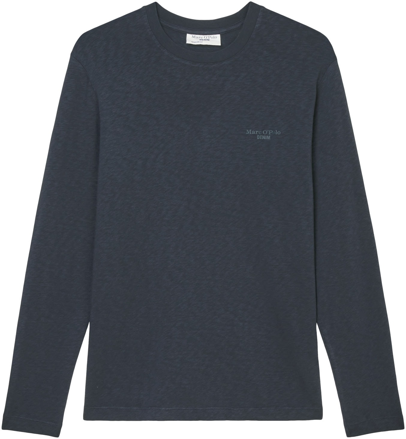 Marc O'Polo DENIM Longsleeve, In angenehm softer und schwerer Slub-Jersey-Qualität