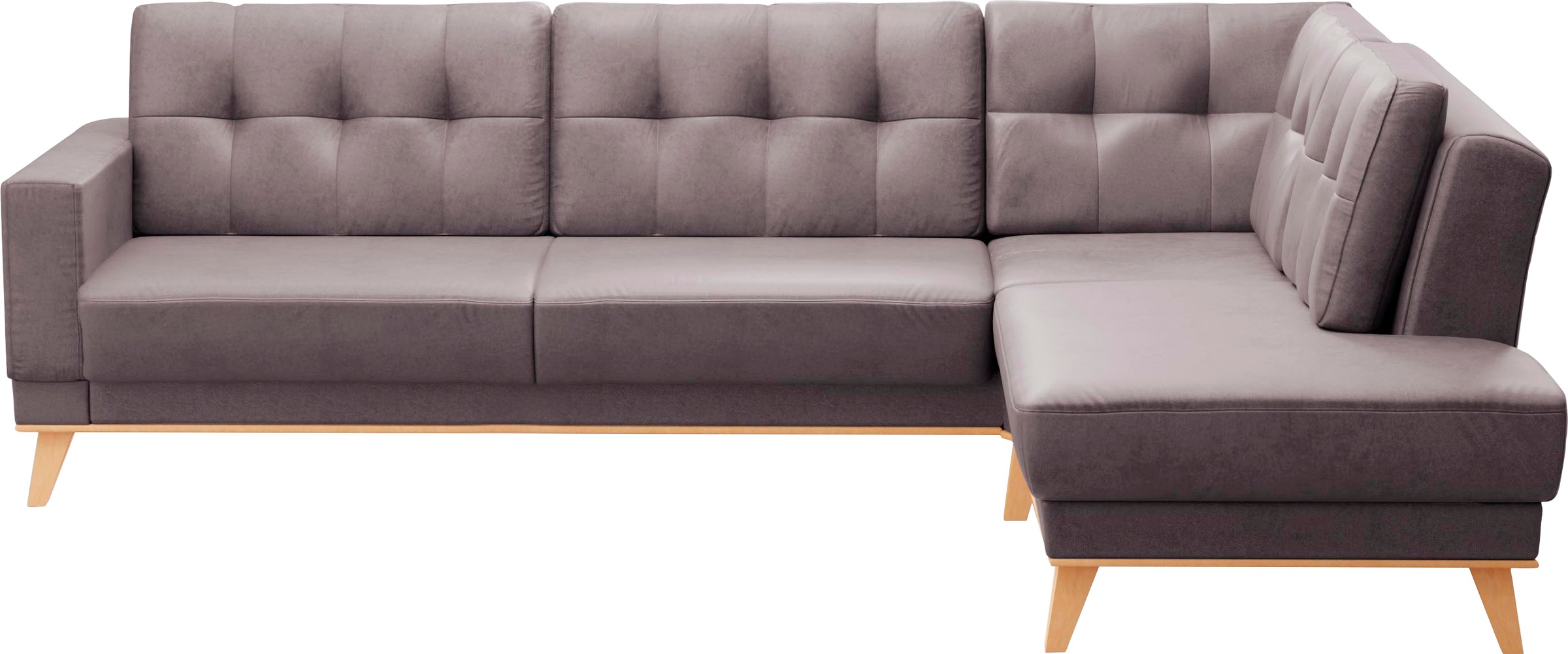 sit&more Ecksofa »Lavida L-Form«, wahlweise mit Kippfunktion und Bettkasten