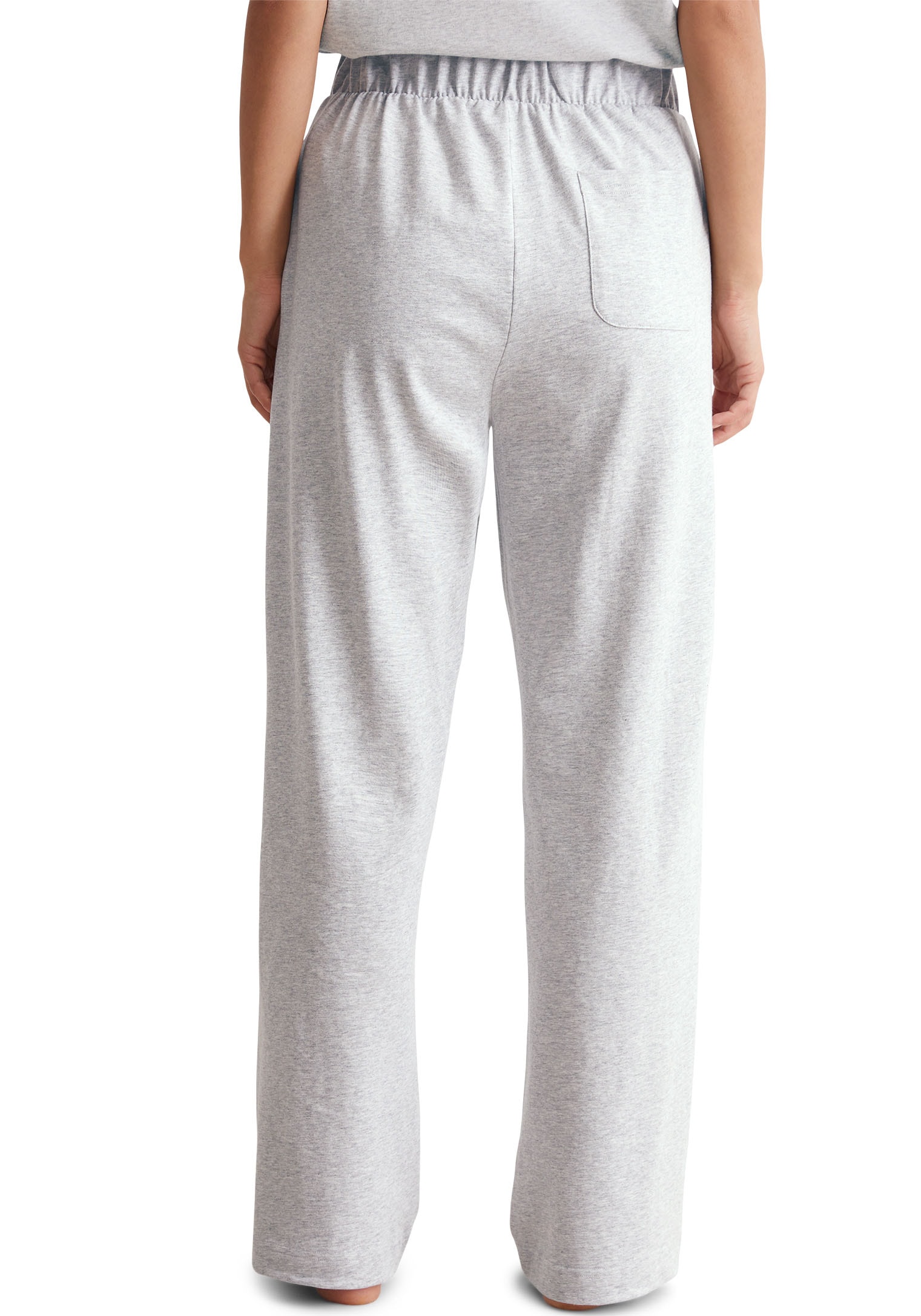 Marc O'Polo Loungehose »Heavy Jersey-Woven«, praktische Eingrifftaschen, aufgesetzte Gesässtasche
