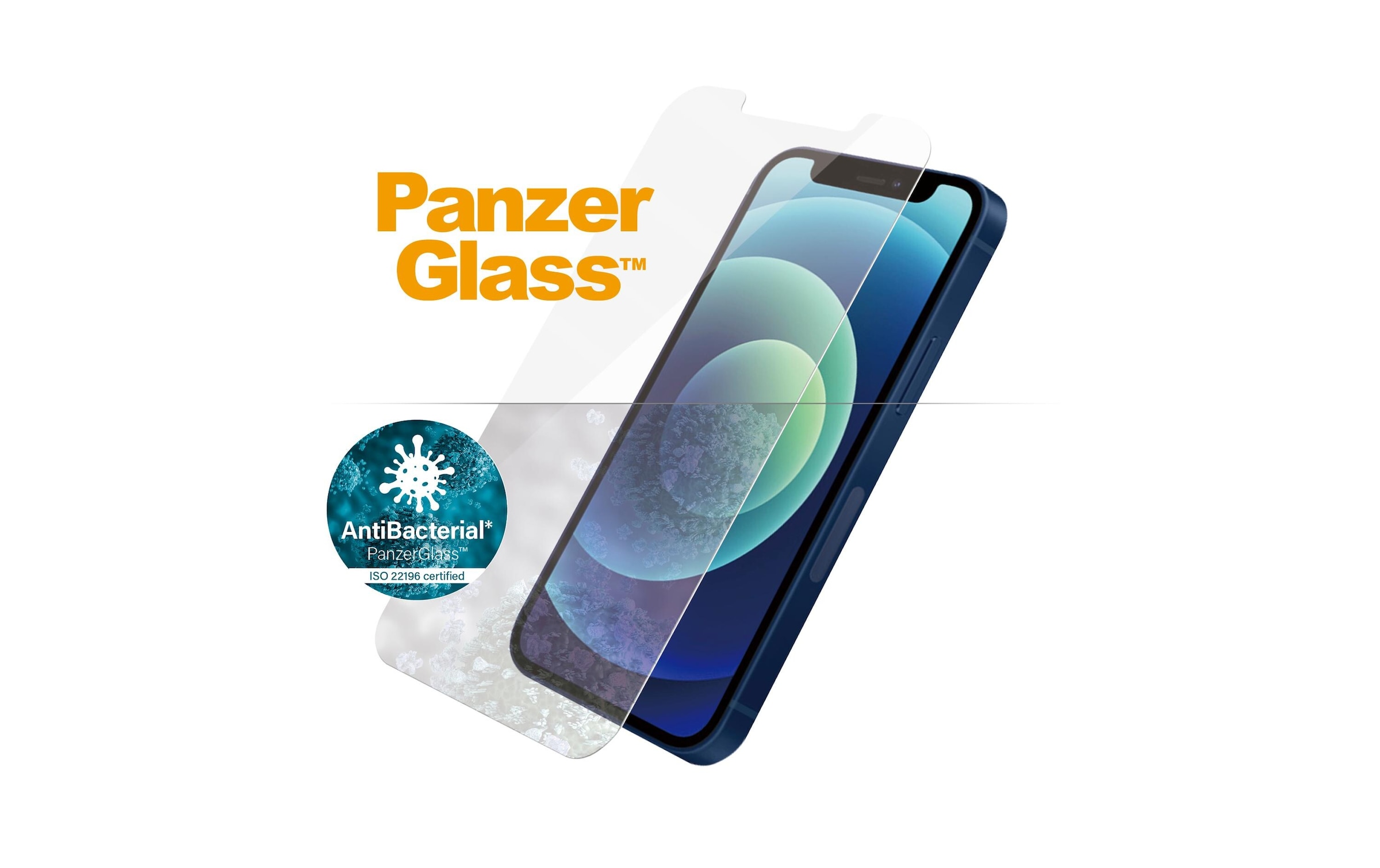 PanzerGlass Displayschutzglas »Displayschutz Standard«, für iPhone 12 mini, Nicht 100% bis an den Rand deckend