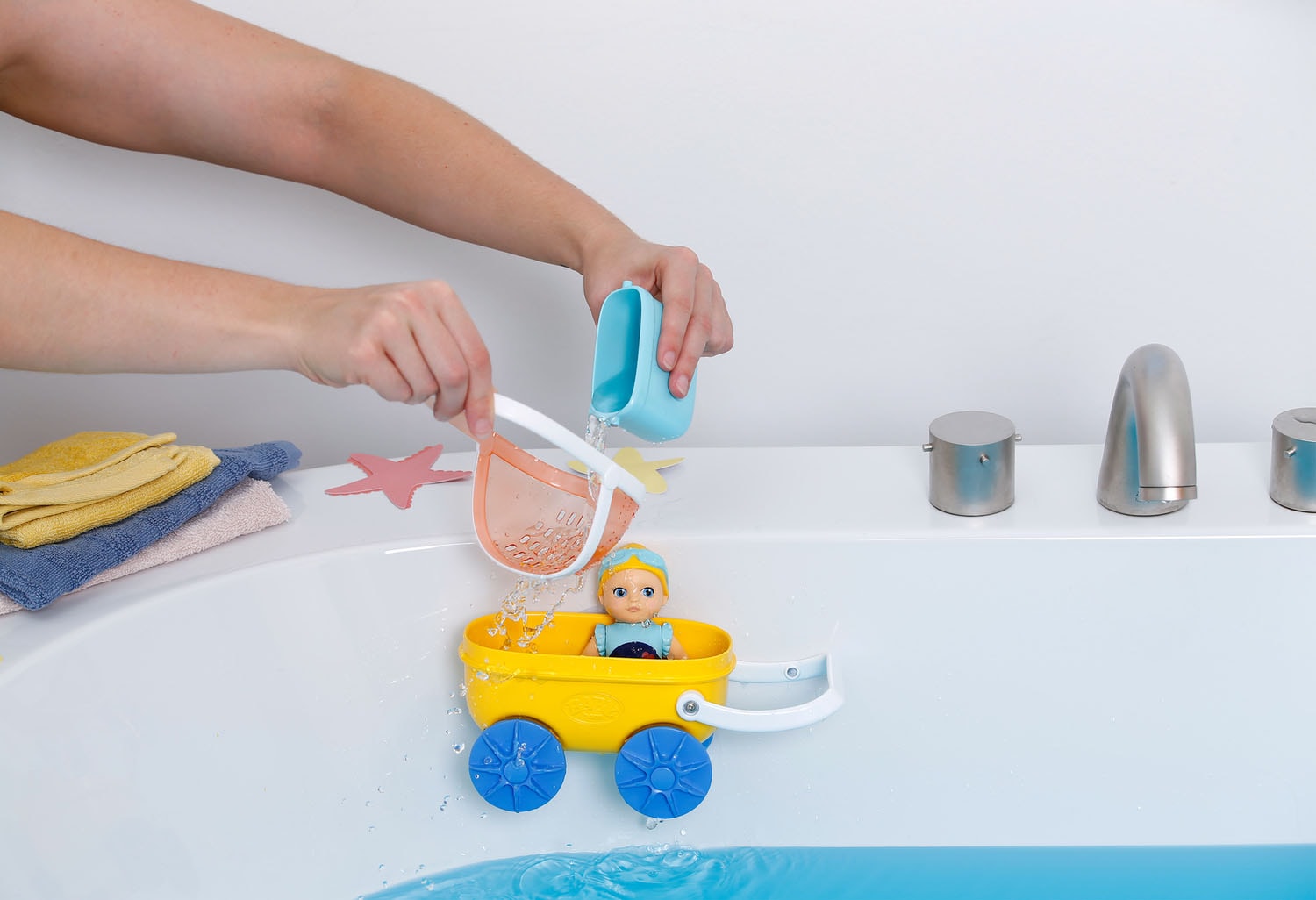Baby Born Badespielzeug »Splish Splash Kinderwagen mit Emma«