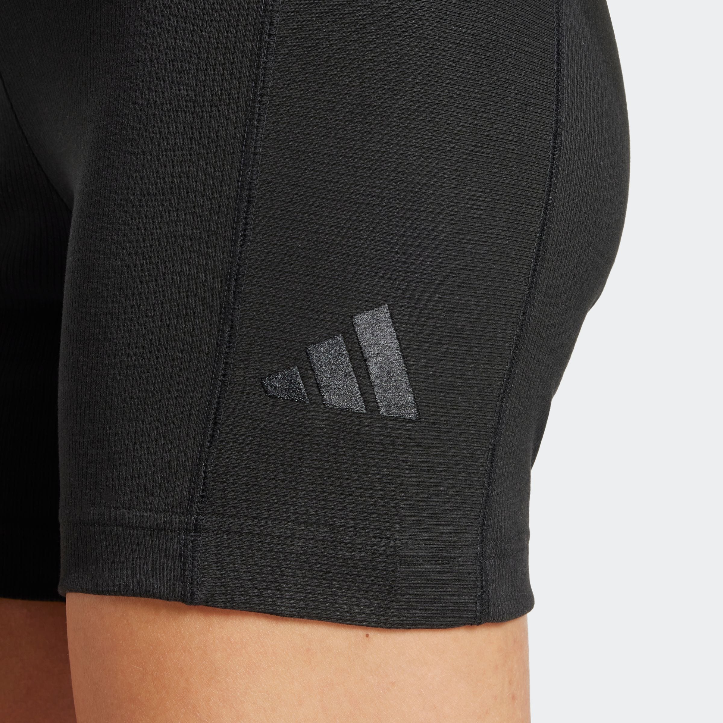 adidas Sportswear Shorts »W LNG RIB BIKER«, (1 tlg.)