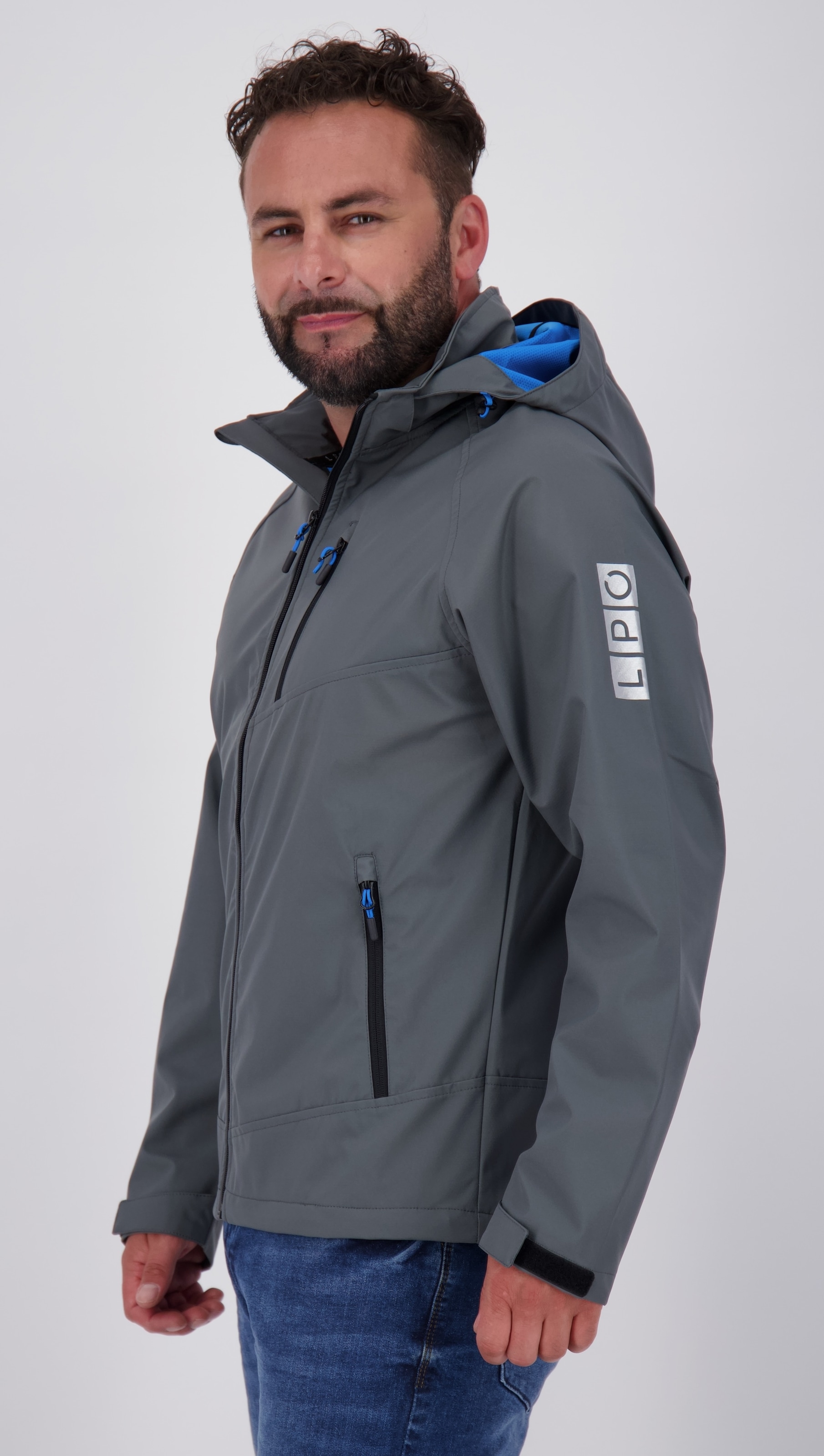 LPO Softshelljacke »ELLIOT PEAK III MEN«, auch in Grossen Grössen erhältlich