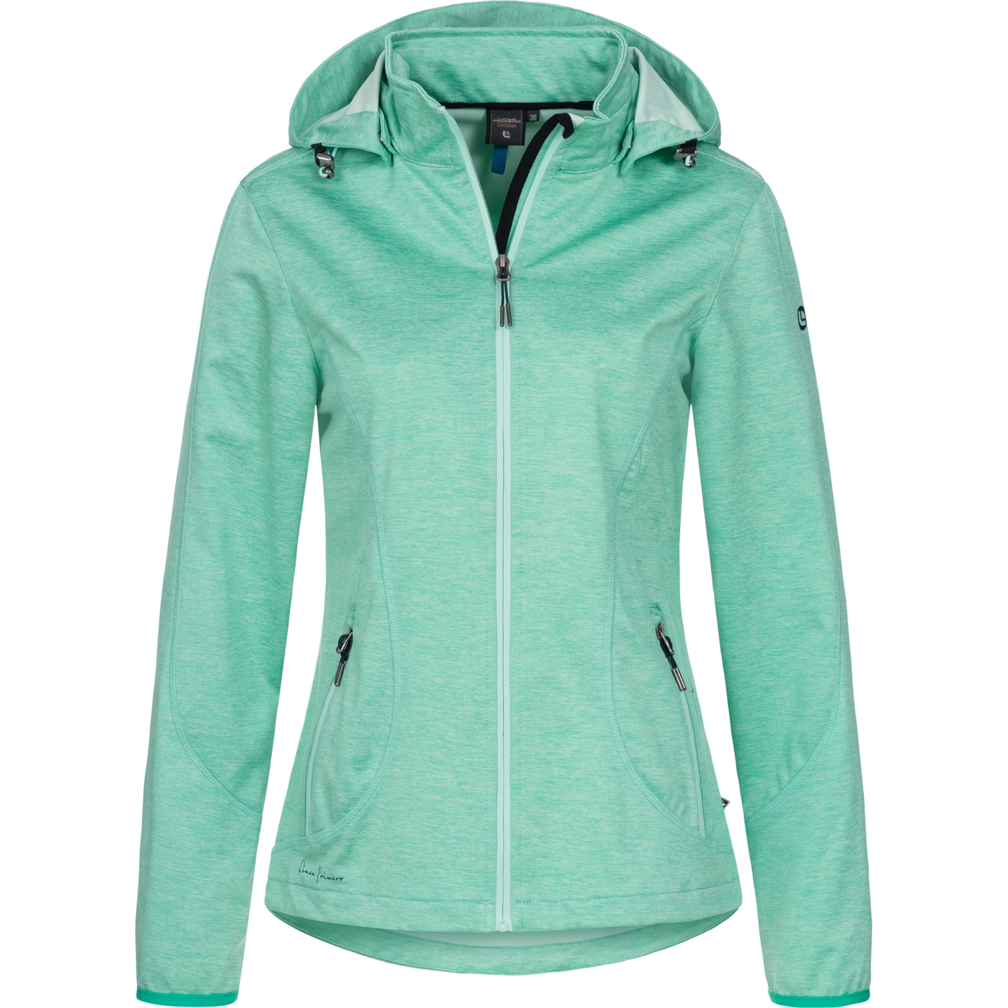 DEPROC Active Softshelljacke »JOSEPHIN PEAK WOMEN«, mit abnehmbarer Kapuze