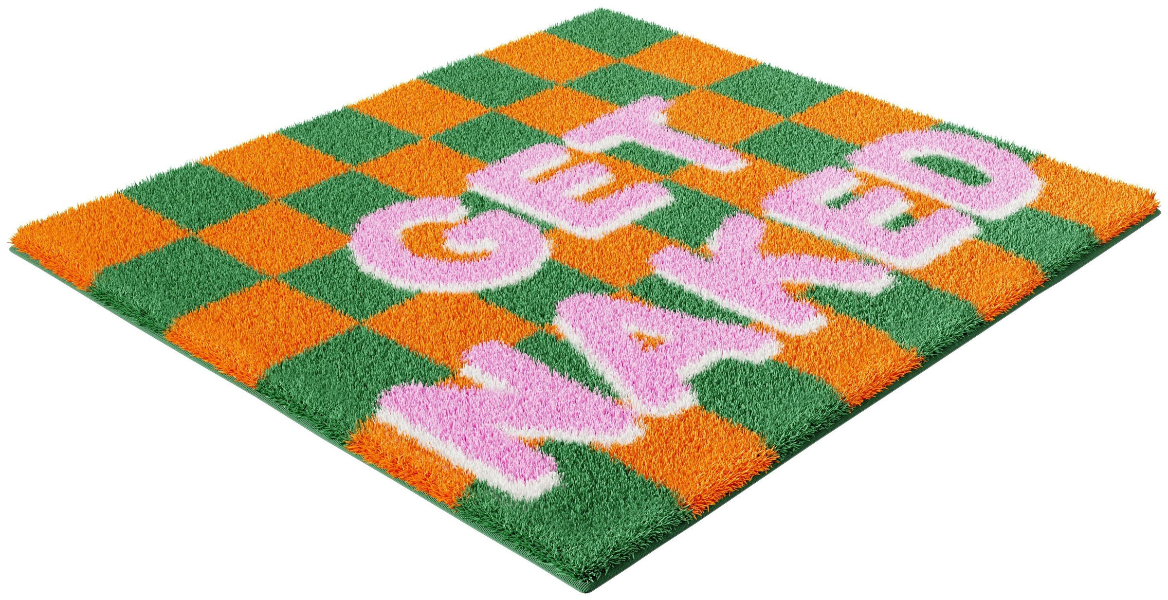 OTTO home Badematte "Get Naked, modern, Badvorleger, Badezimmer Teppich" Höhe 20 mm rutschhemmend beschichtet schnell trocknend Badteppich, mit Schriftzug, 2 Varianten, rechteckig