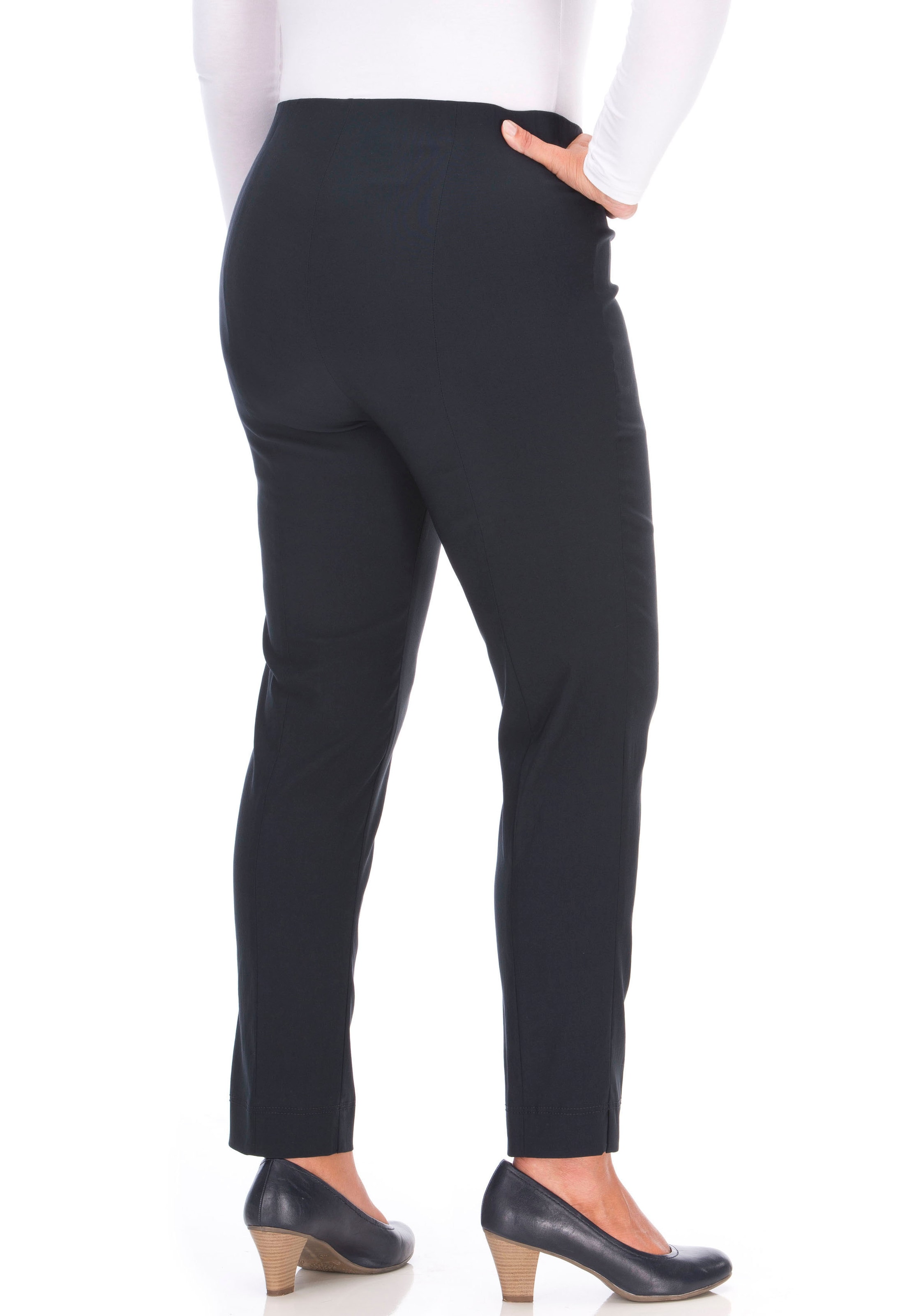 KjBRAND Stoffhose »Susie XS Ankle Bengaline«, Sommerhose mit Schlupfbund