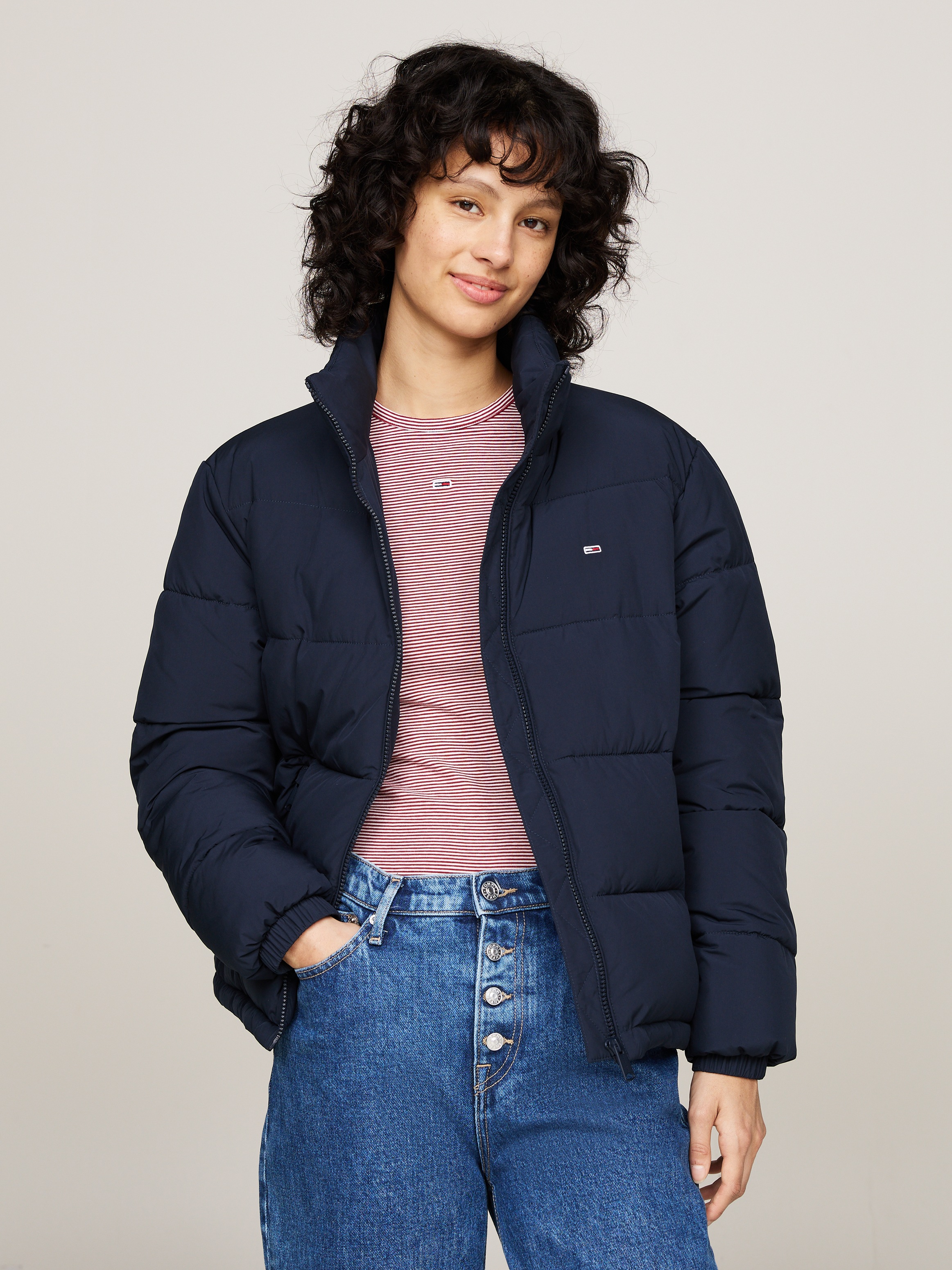 Tommy Jeans Steppjacke »TJW ESSENTIAL PUFFER EXT« mit Logostickerei