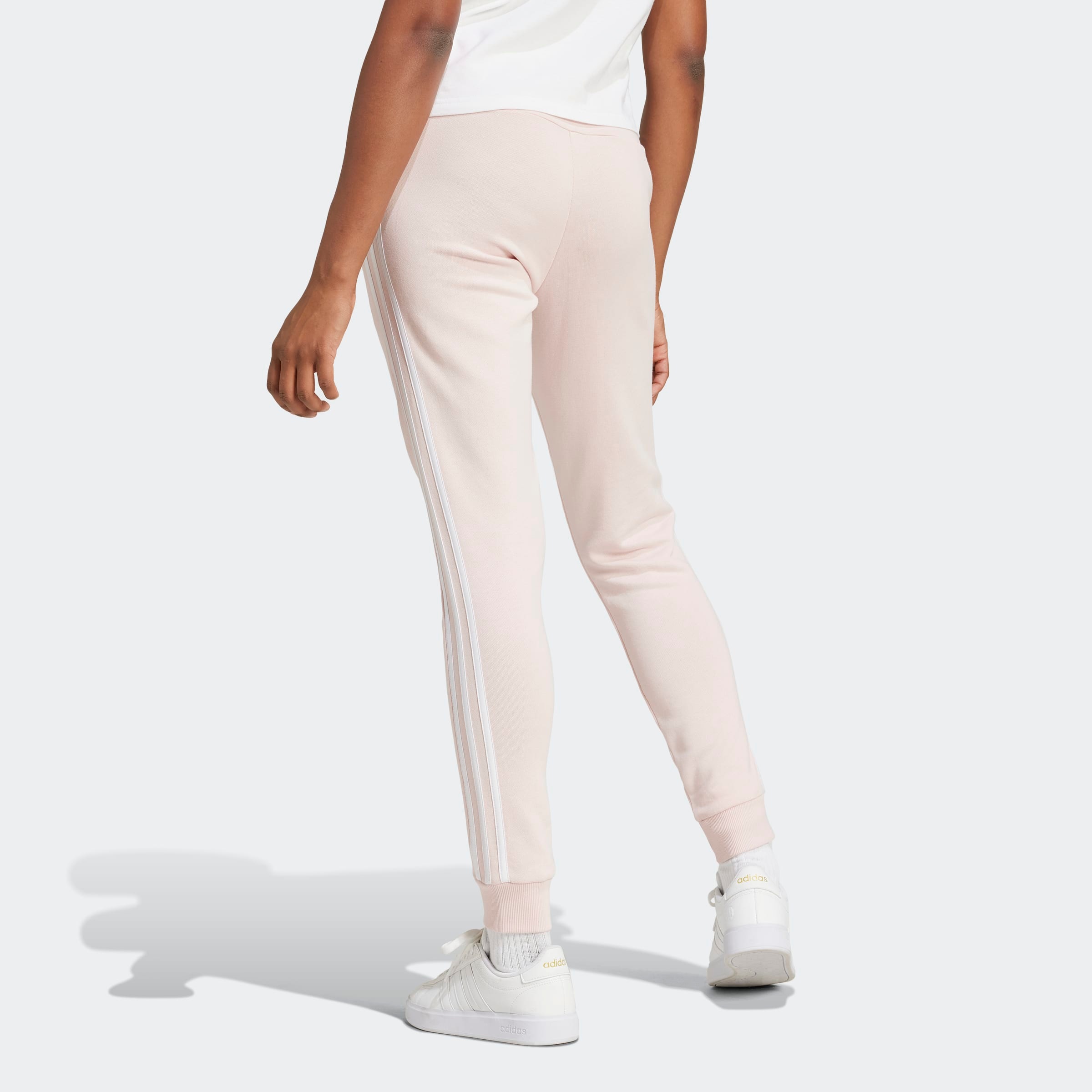 adidas Sportswear Sporthose »ESSENTIALS 3STREIFEN FRENCH TERRY CUFFED HOSE«, (1 tlg.)