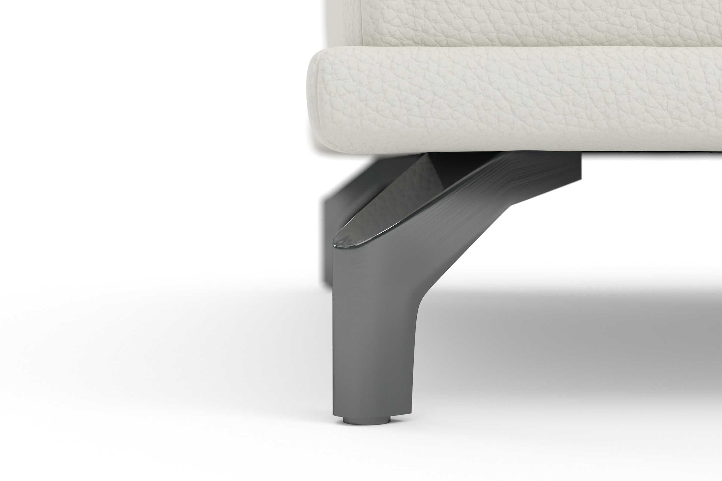 Places of Style Polsterhocker »Costello, B: 133 cm«, individuell zu kombinieren, Federkern