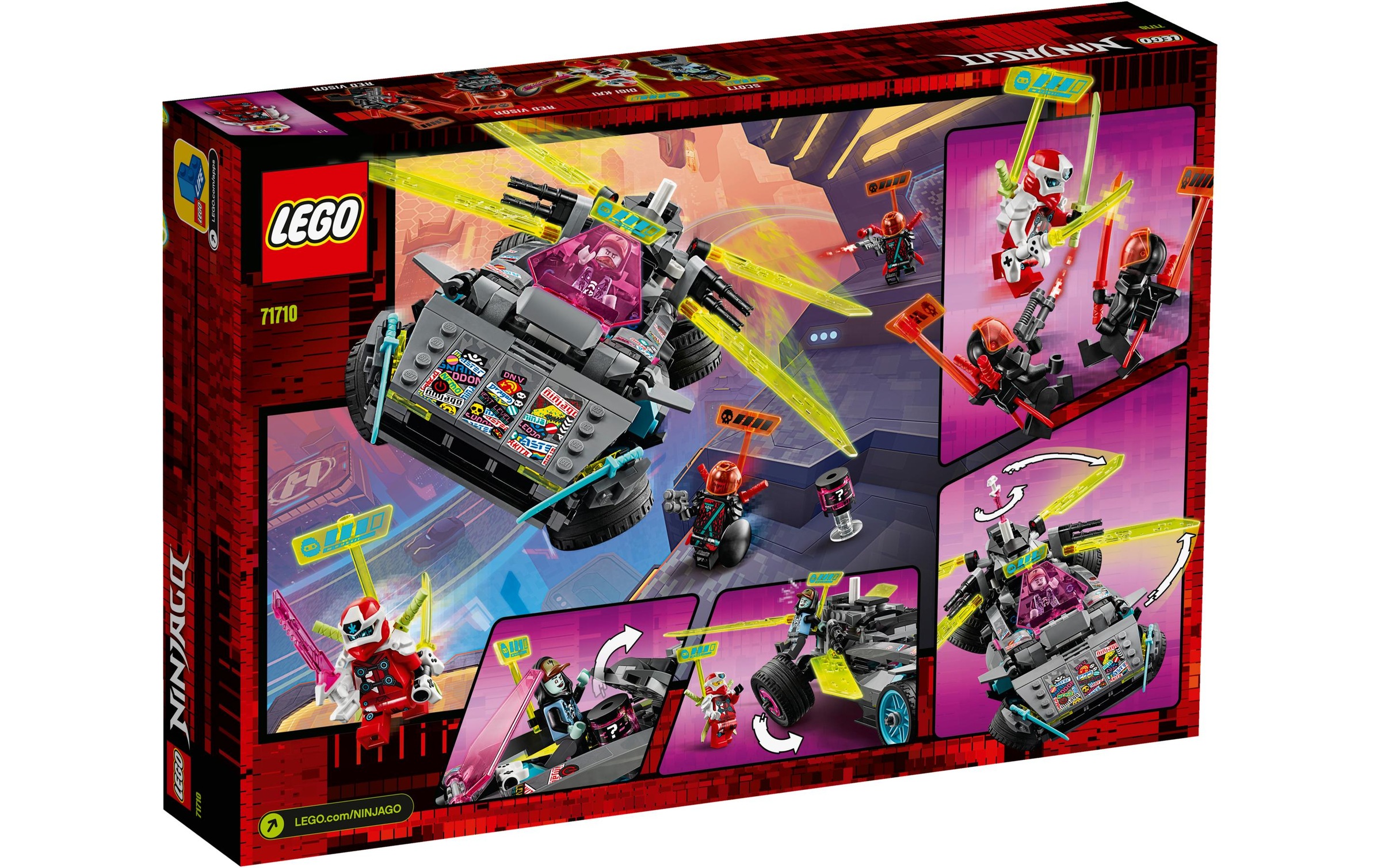 LEGO® Spielbausteine »Ninjago Ninja-Tuning-Fahrzeug«
